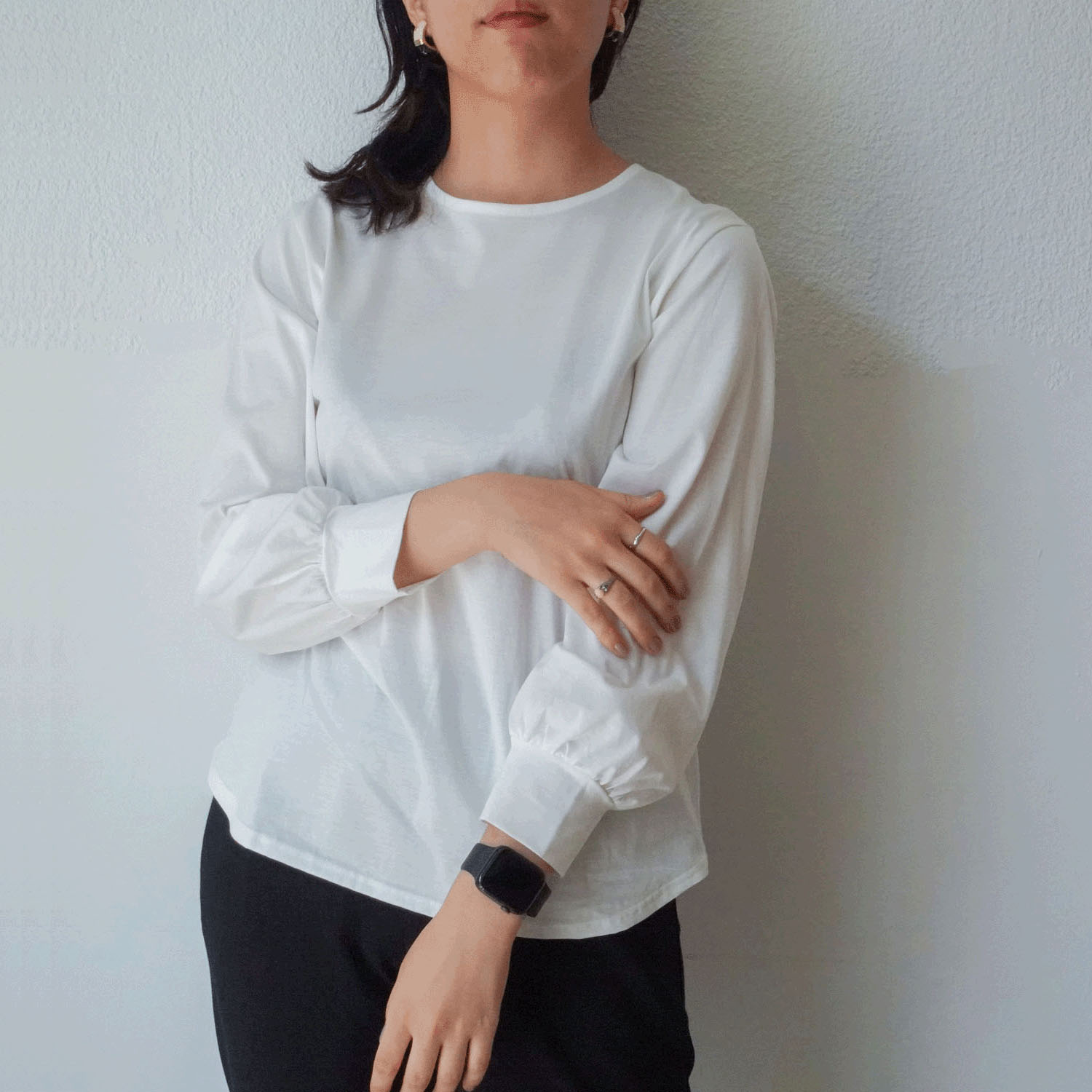 【Insta Live】ブラウス風カットソー - 画像4