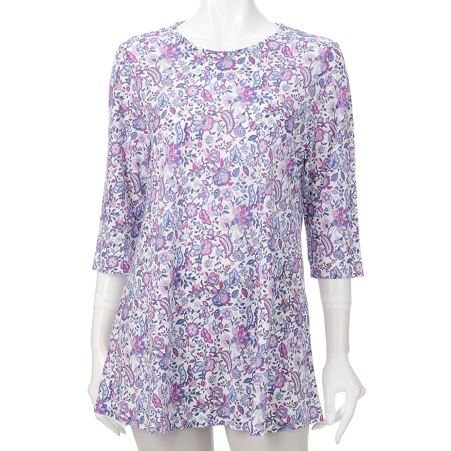 綿強撚SZ天竺プリントチュニック - 画像8