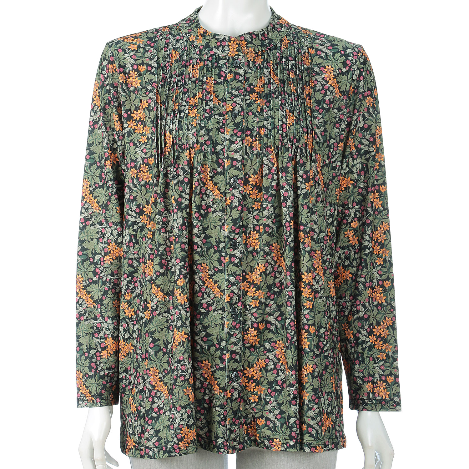 ピンタック前開きプリント - 画像2