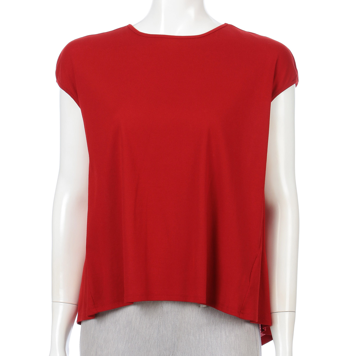 背タックノースリーブカットソー - 画像6