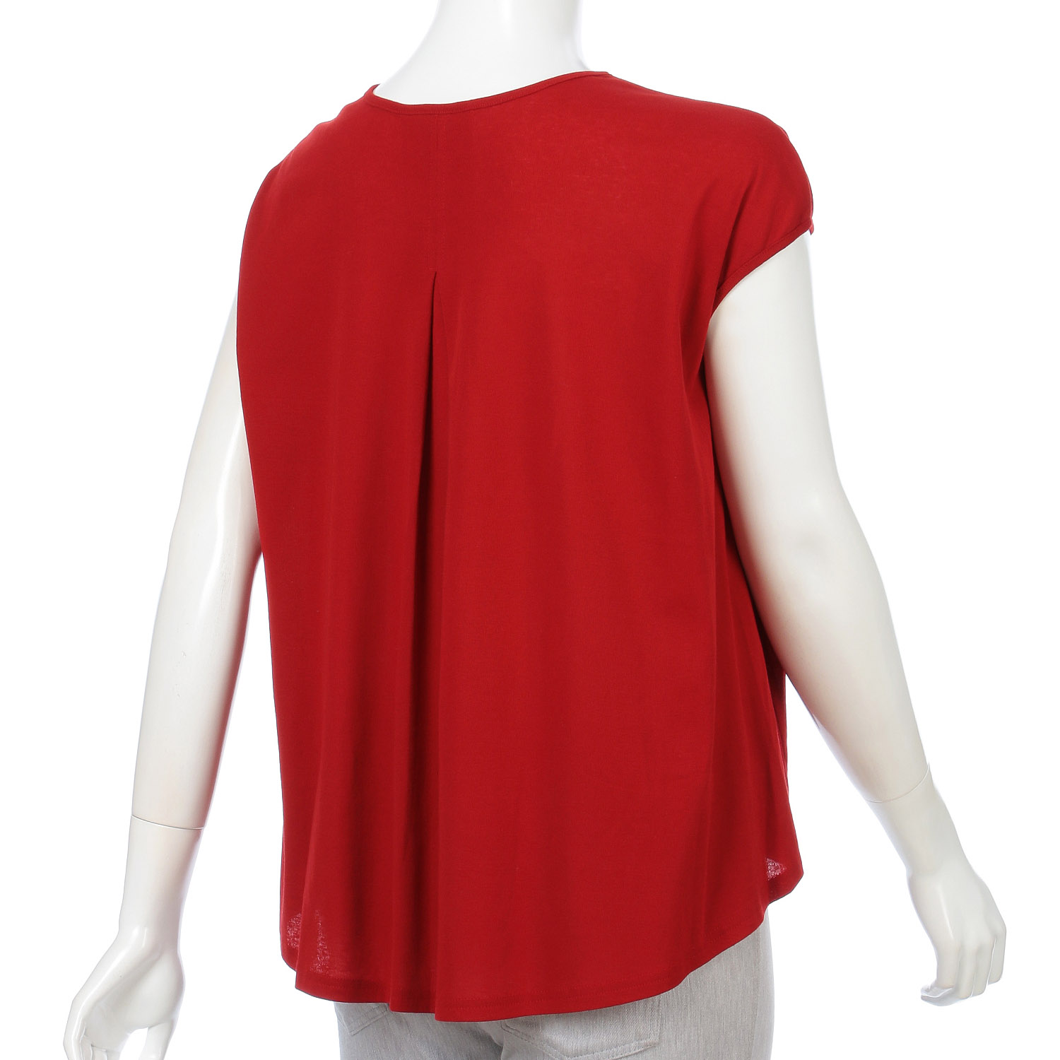 背タックノースリーブカットソー - 画像8