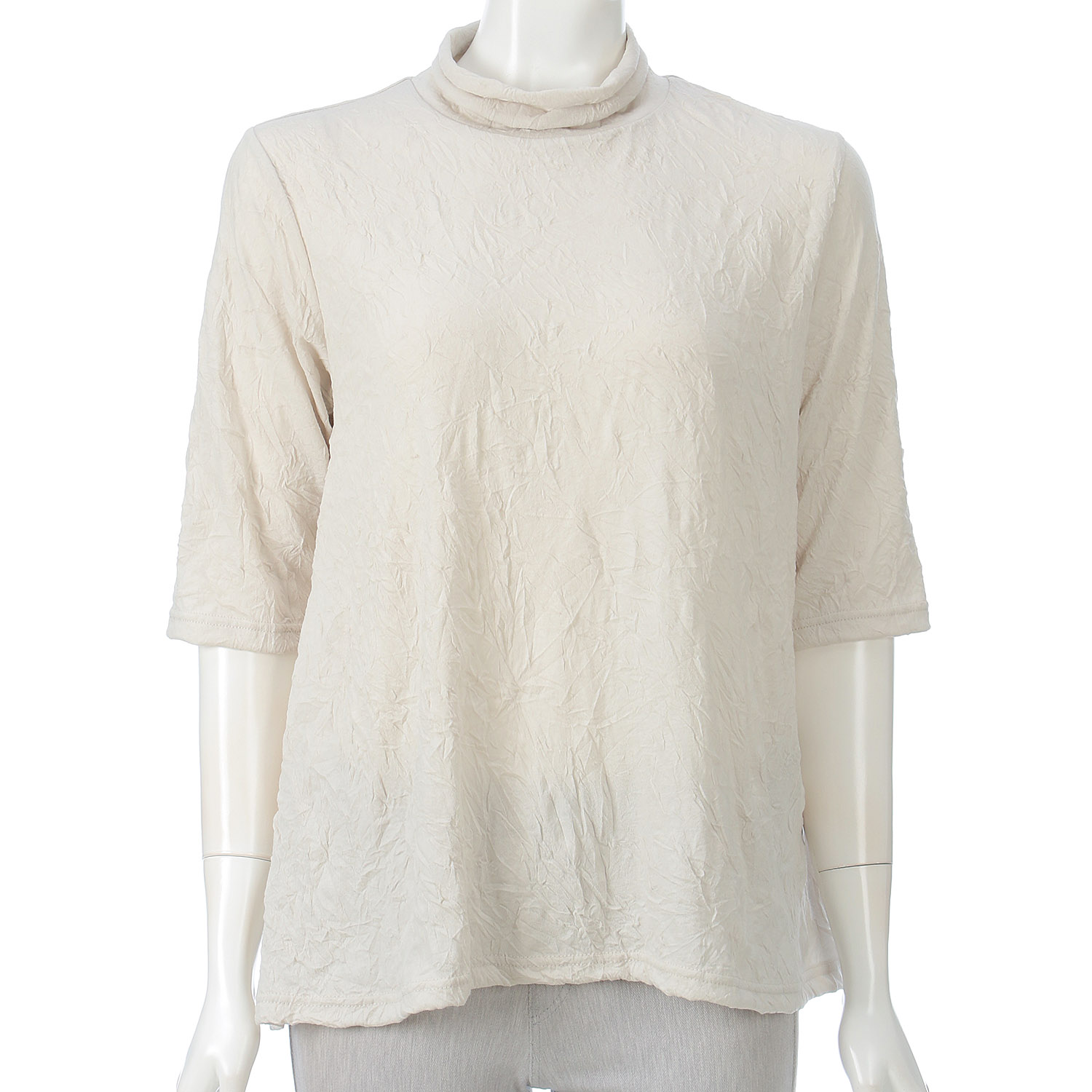 ワッシャーダブルロールフレアーカットソー - 画像5