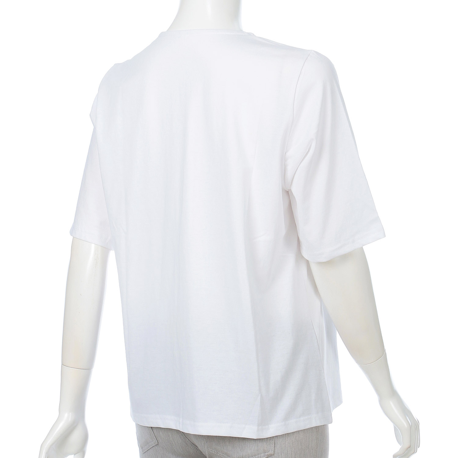 ハンドル刺繍入りプリントチュニック - 画像2