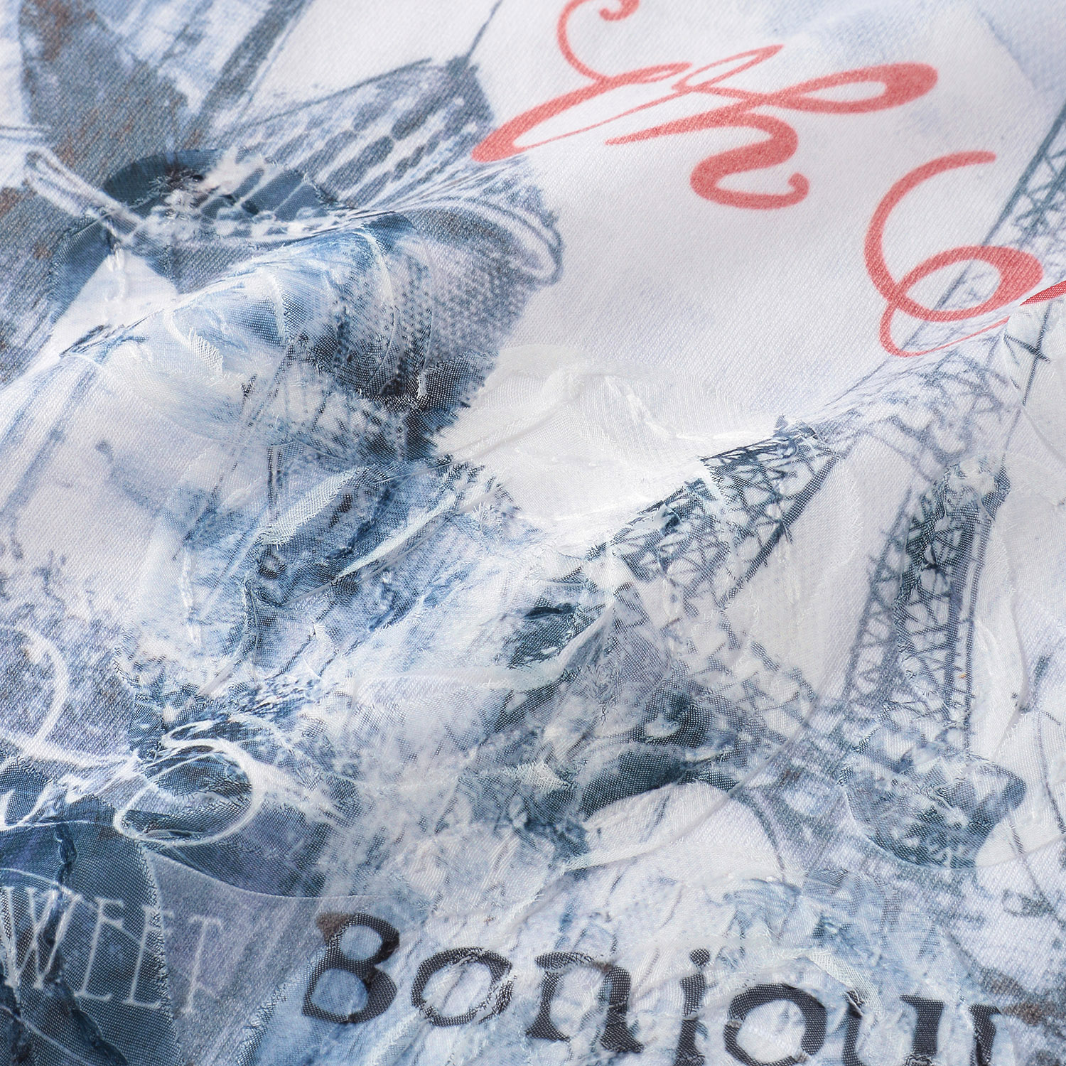 ハンドル刺繍入りプリントチュニック - 画像5