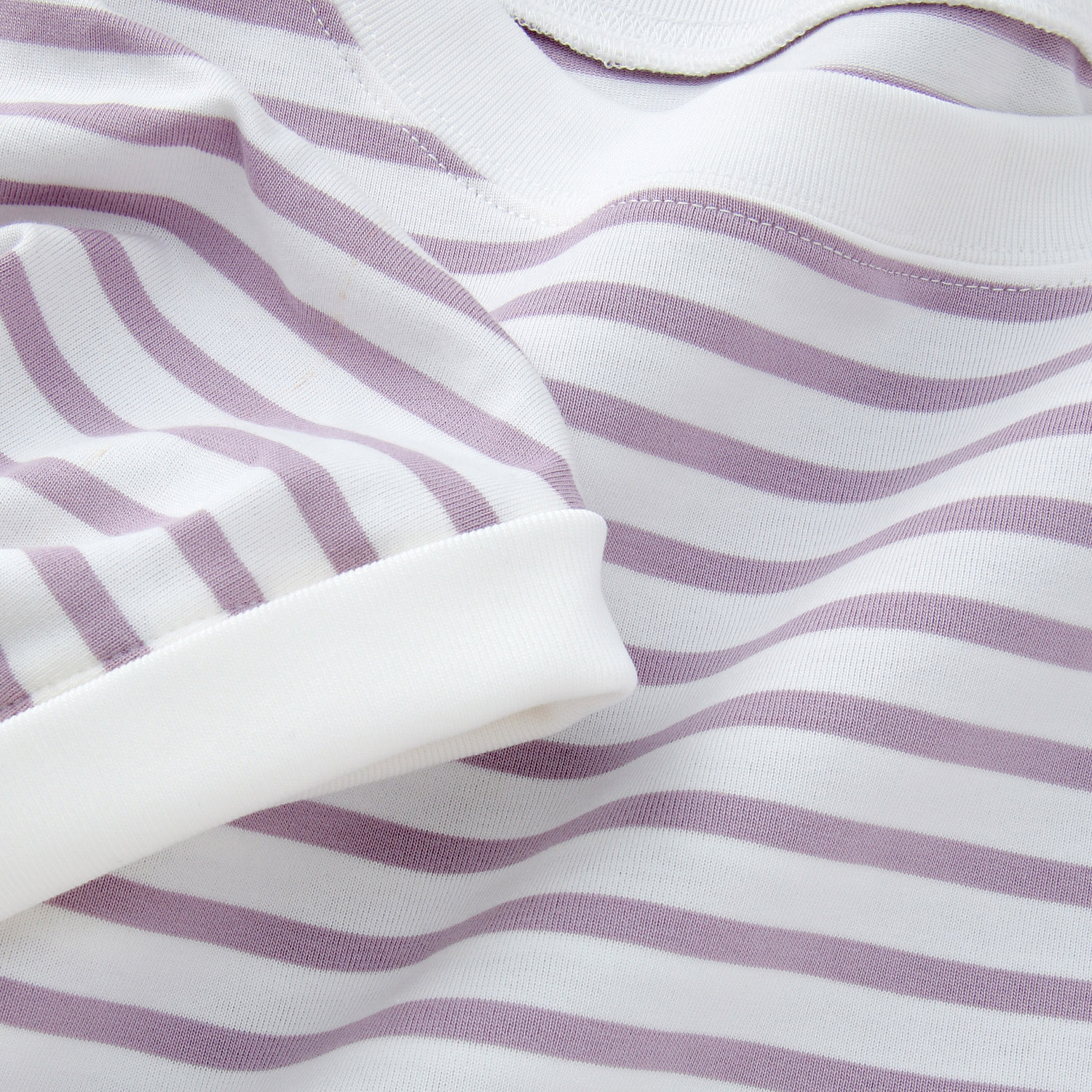 ボーダー袖ターンバックカットソー - 画像7