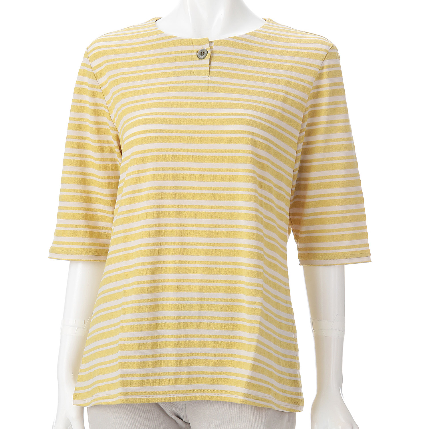 サッカーボーダー1つボタンヘンリーネックカットソー - 画像8