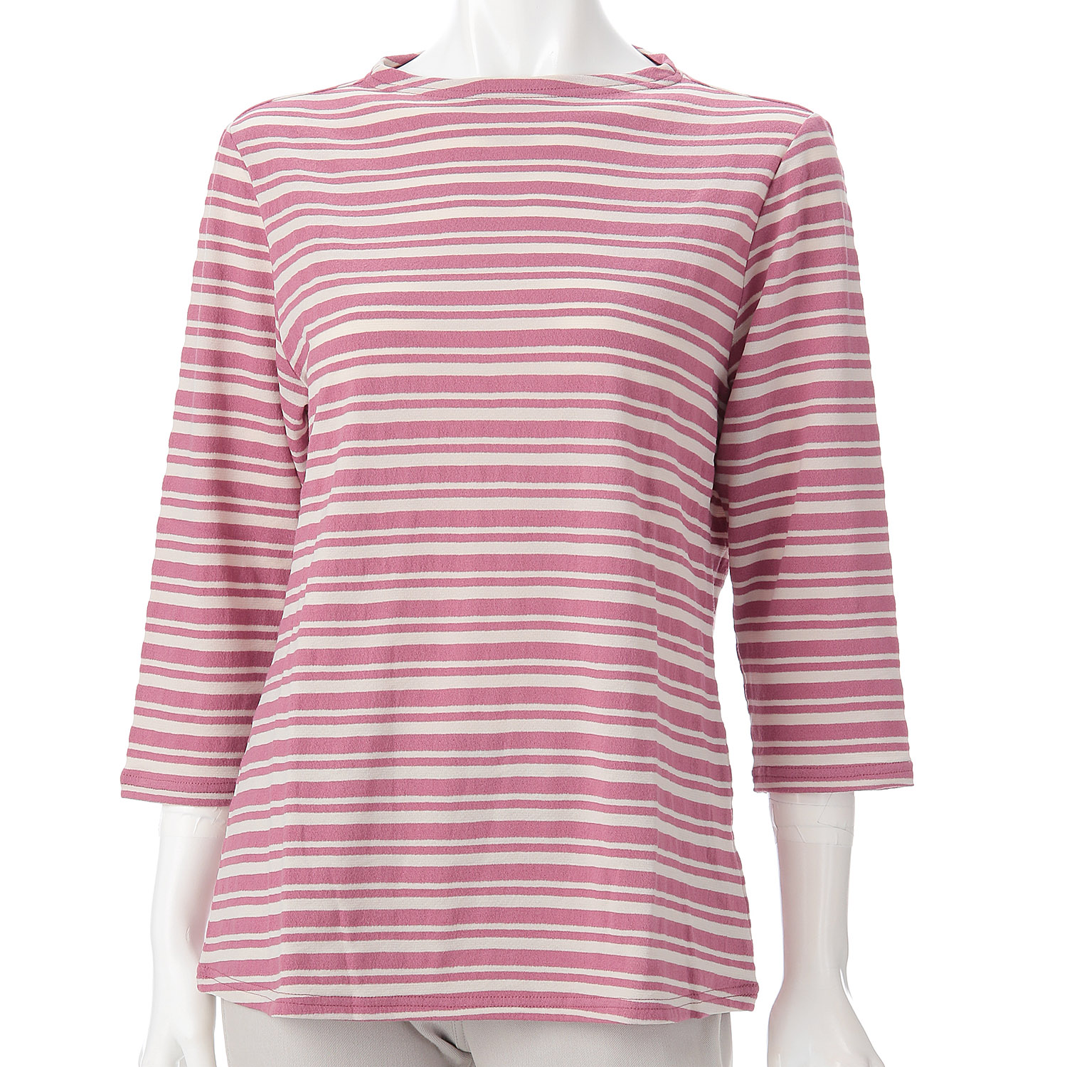 サッカーマルチボーダーボトルネックカットソー - 画像5