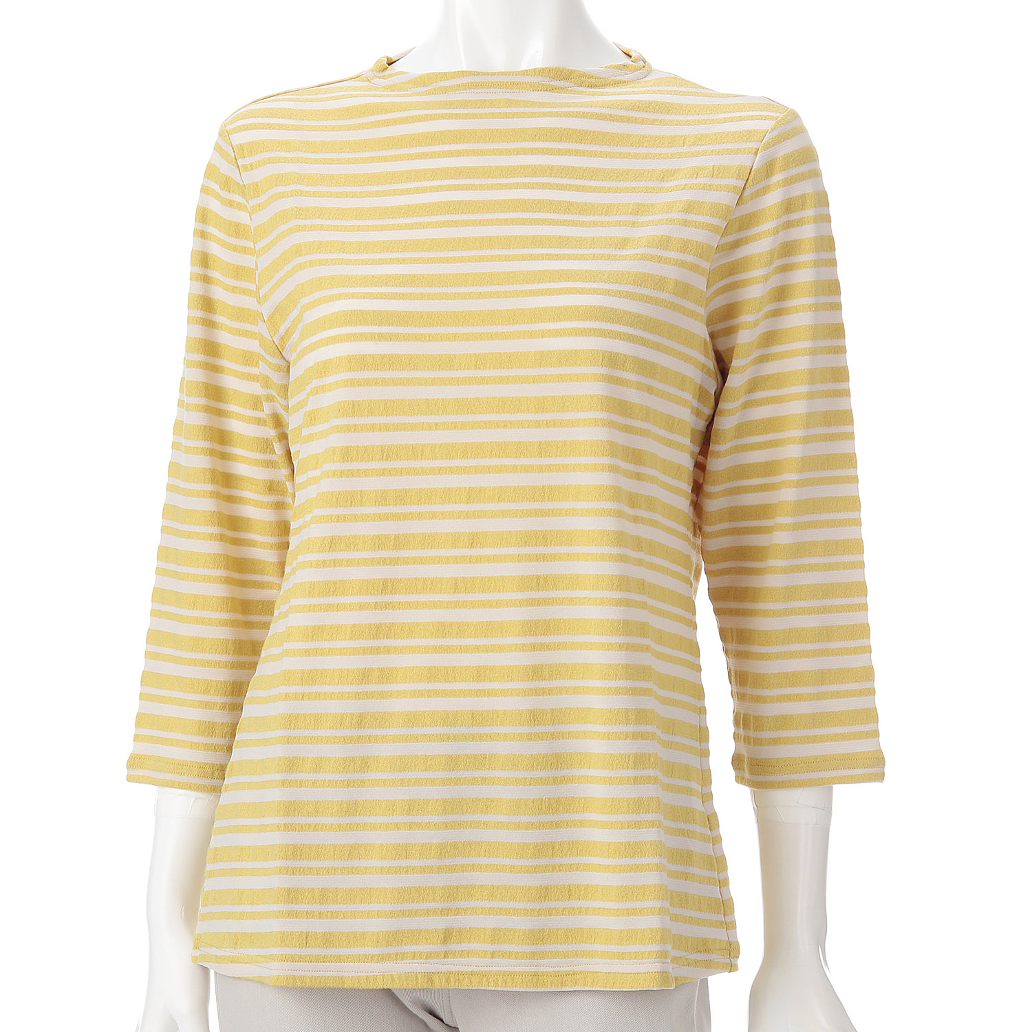 サッカーマルチボーダーボトルネックカットソー - 画像6