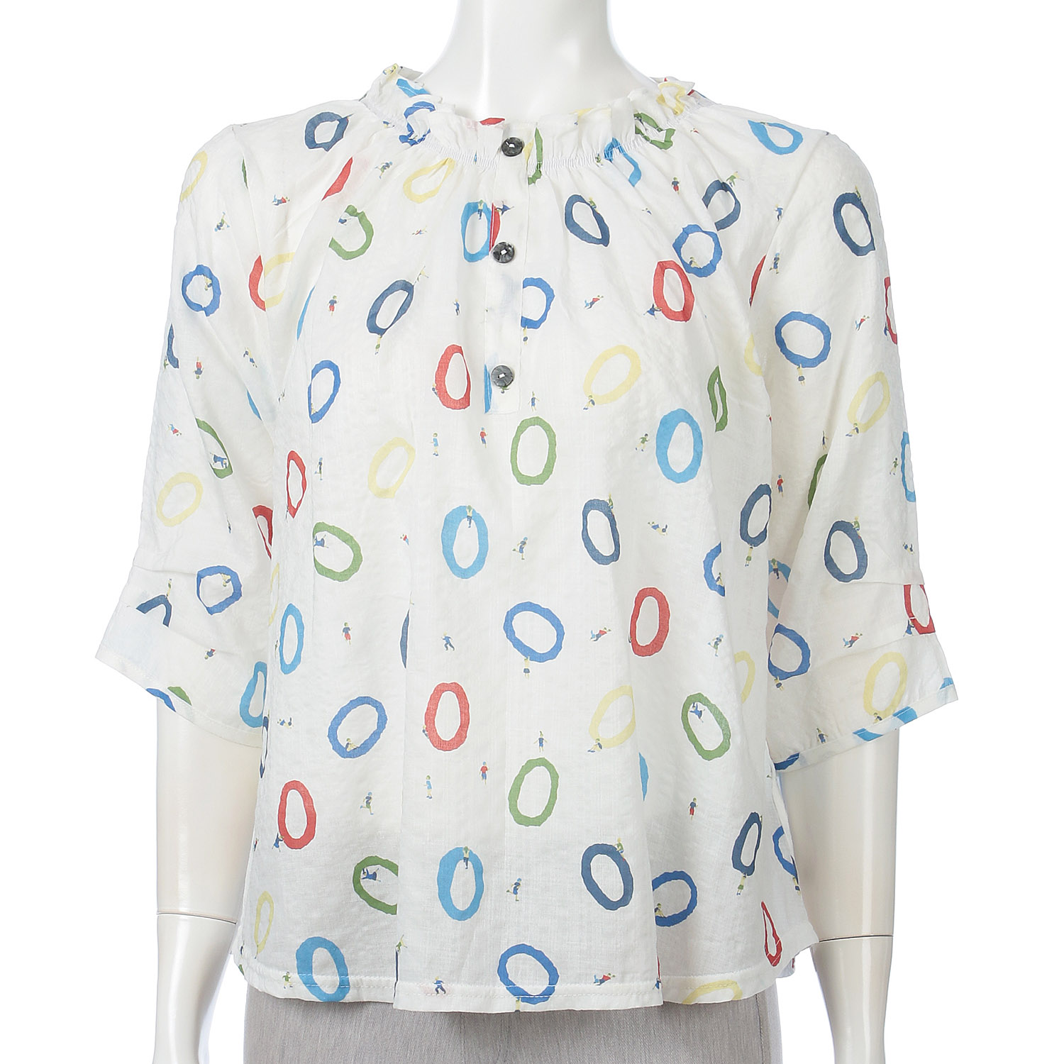 プリントTブラウス - 画像2