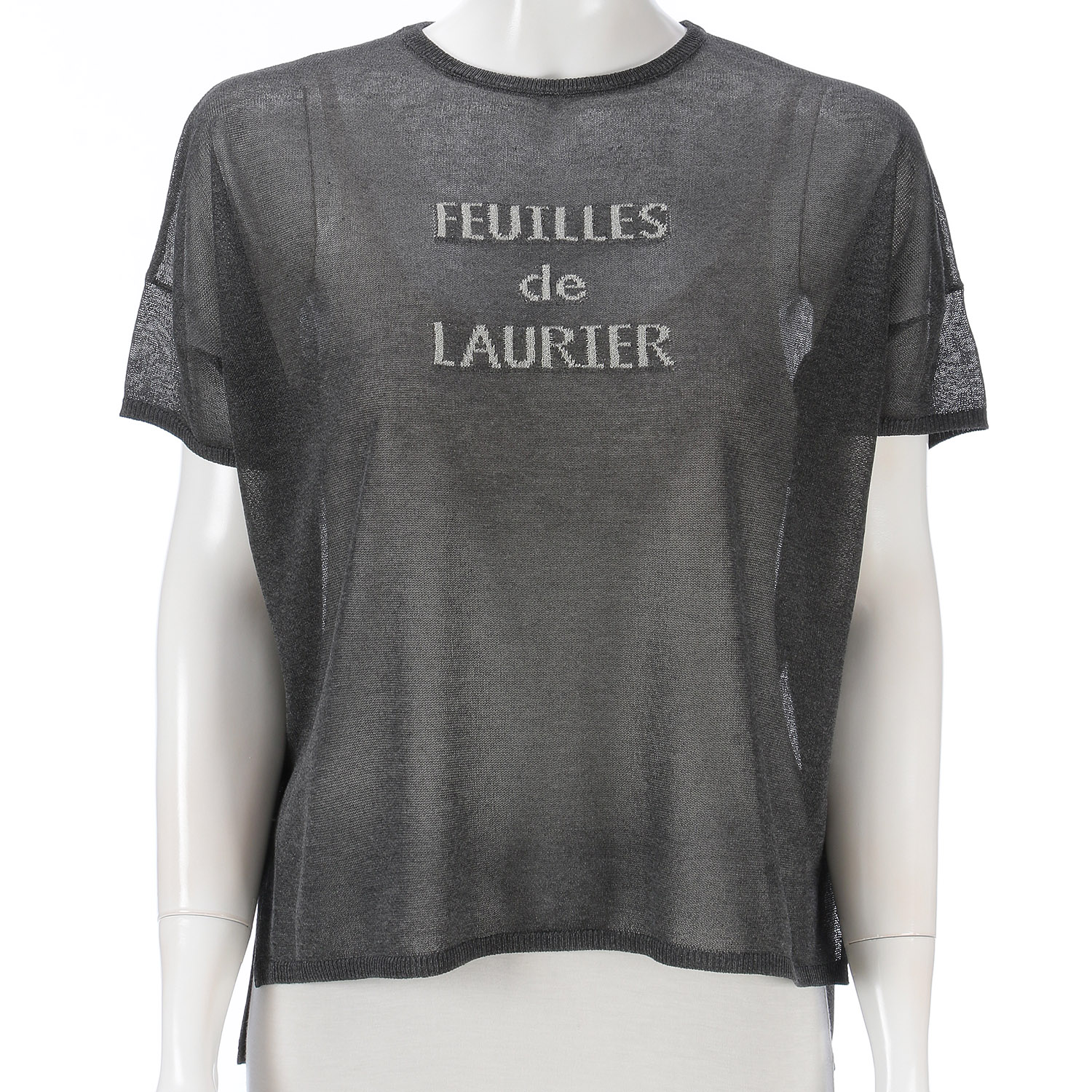 英字ショート丈フレンチプルオーバー - 画像2