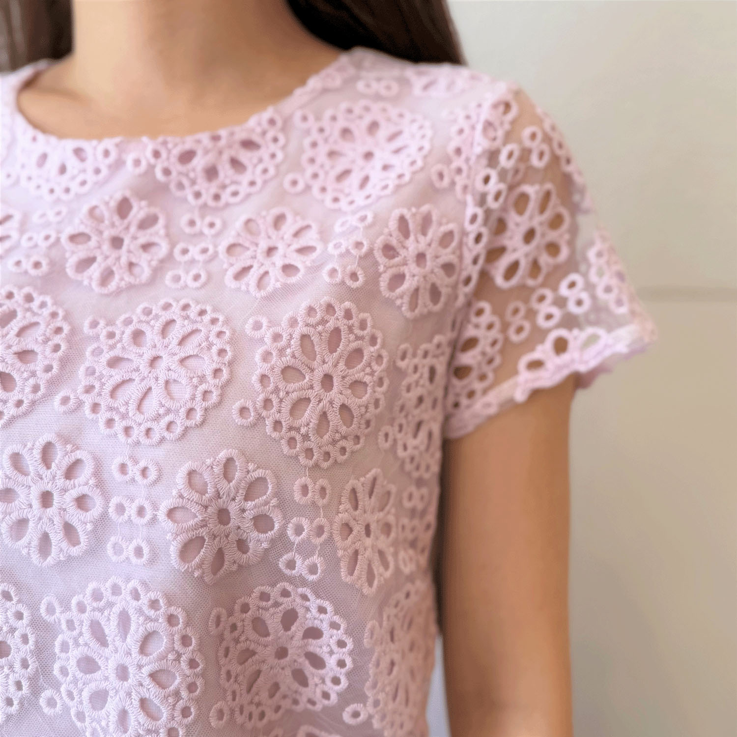 刺繍レースカットソー - 画像14