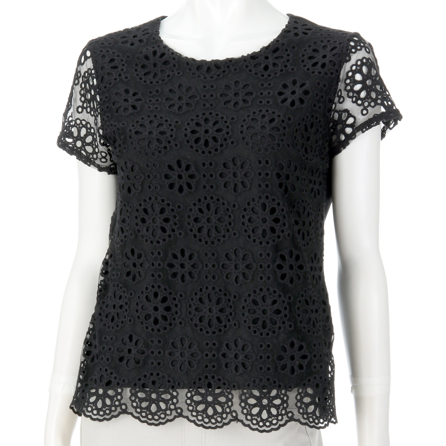 刺繍レースカットソー - 画像9