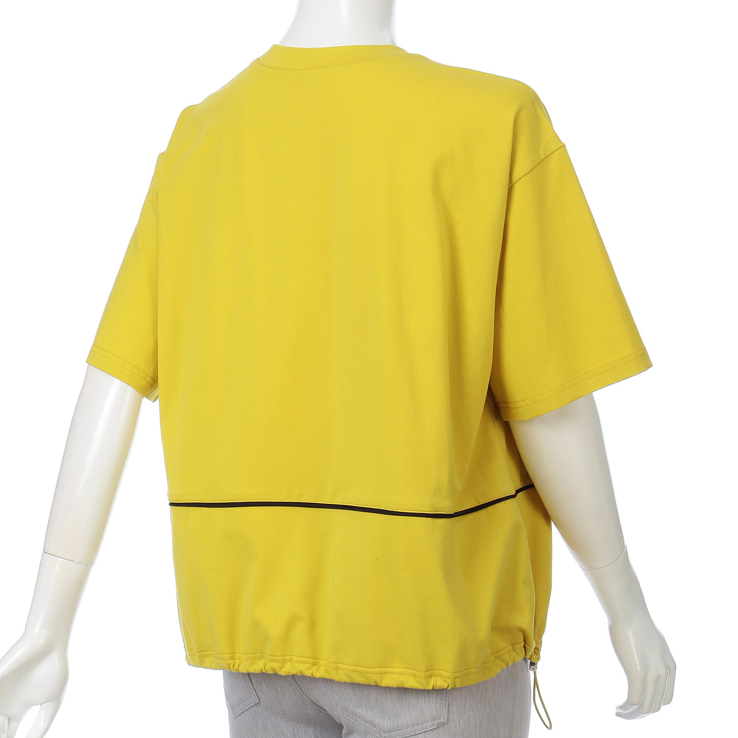 ワッペン付き配色チュニック - 画像6