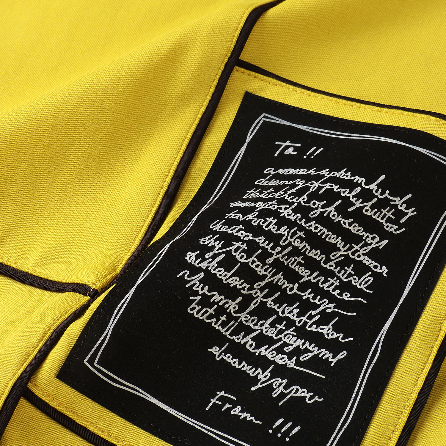 ワッペン付き配色チュニック - 画像8