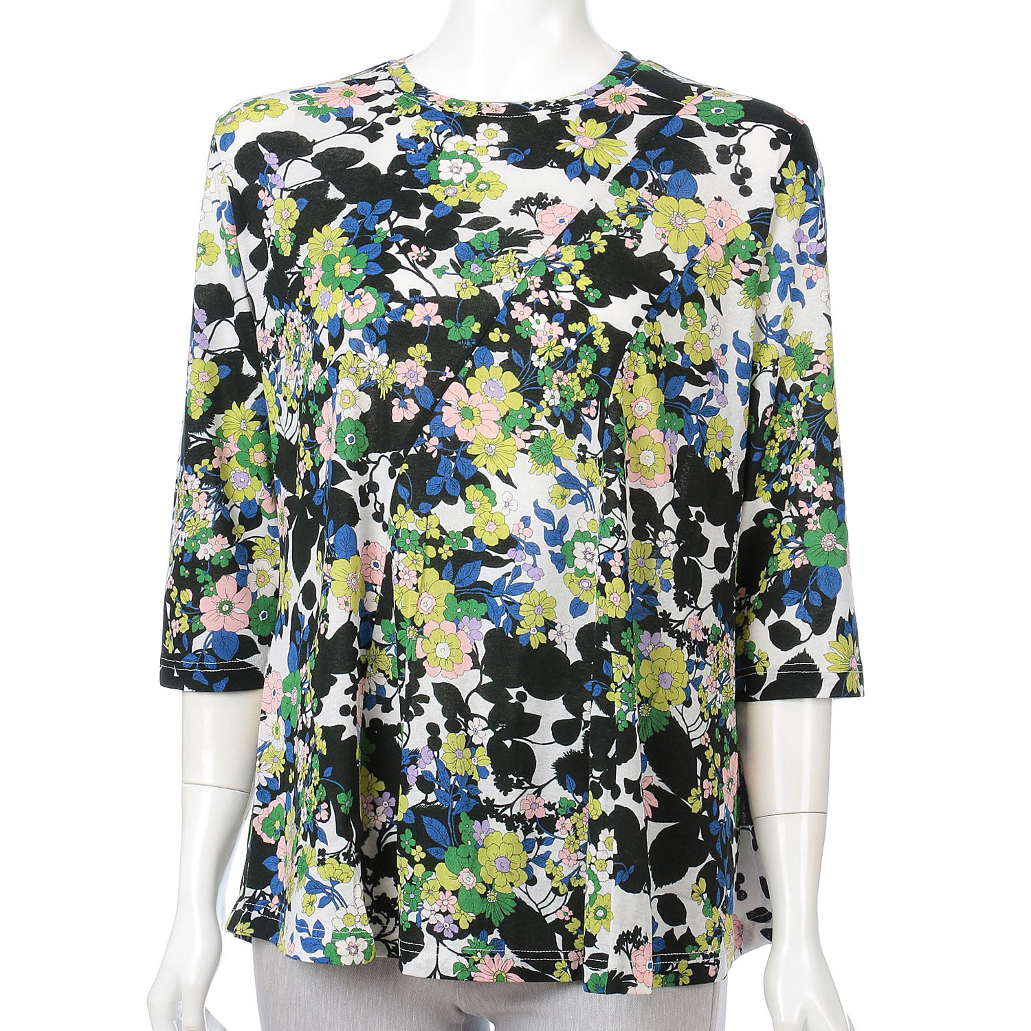 花柄プリントチュニック - 画像2