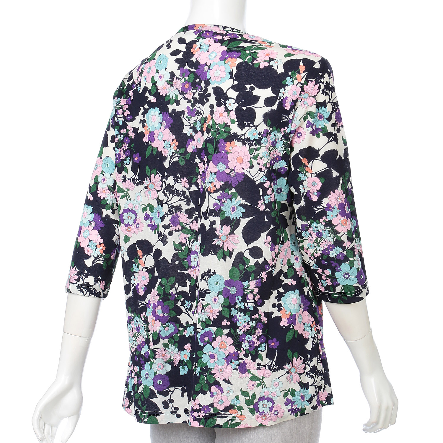 花柄プリントチュニック - 画像5