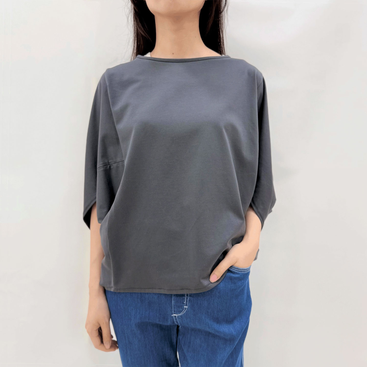 ドルマンスリーブカットソー - 画像2