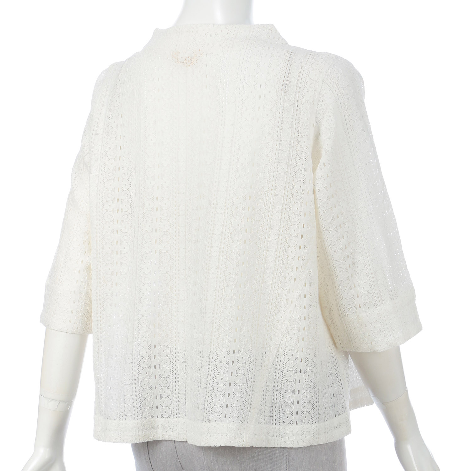 インディゴ レースハオリブラウス - 画像4