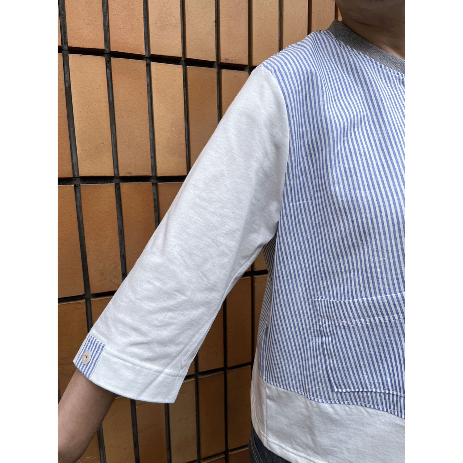 【ETONET限定】アトリエ雅 異素材配色ブラウス - 画像11