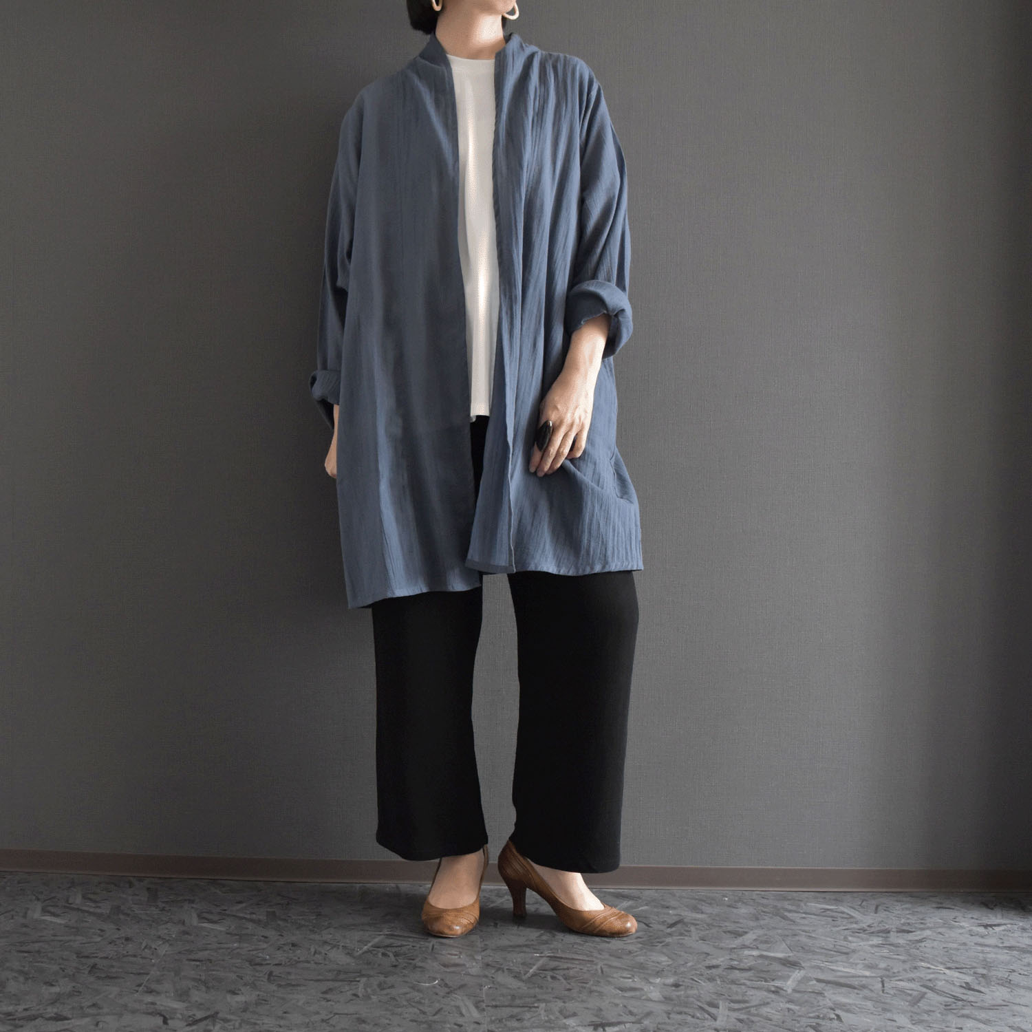 【ETONET限定】ケトレード サールー墨染カーディガン - 画像1