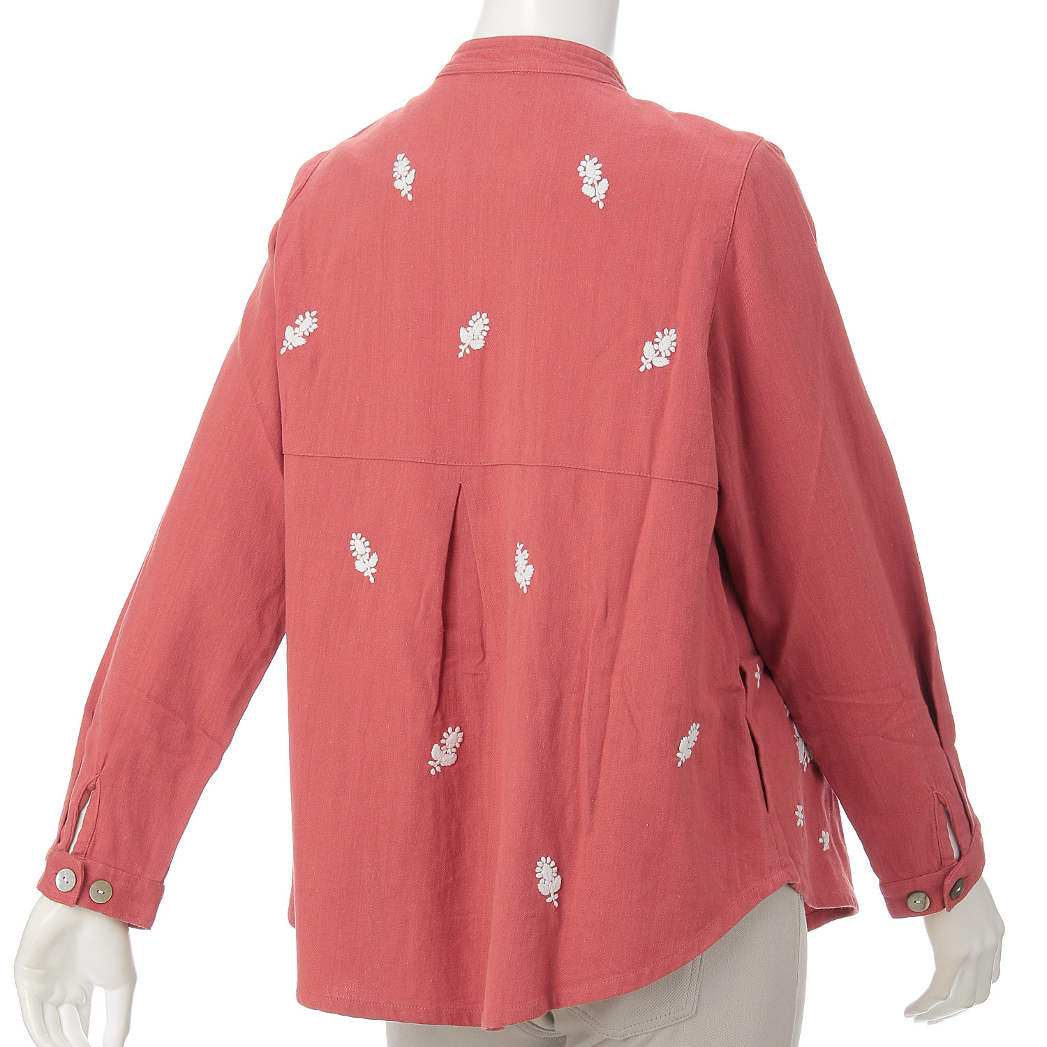 インディゴ 手刺繍ブラウス - 画像8