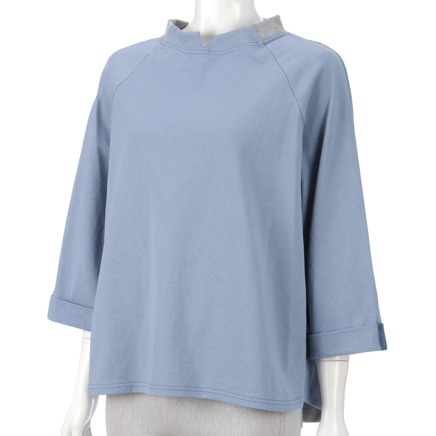 アトリエ雅 配色プルオーバー - 画像1