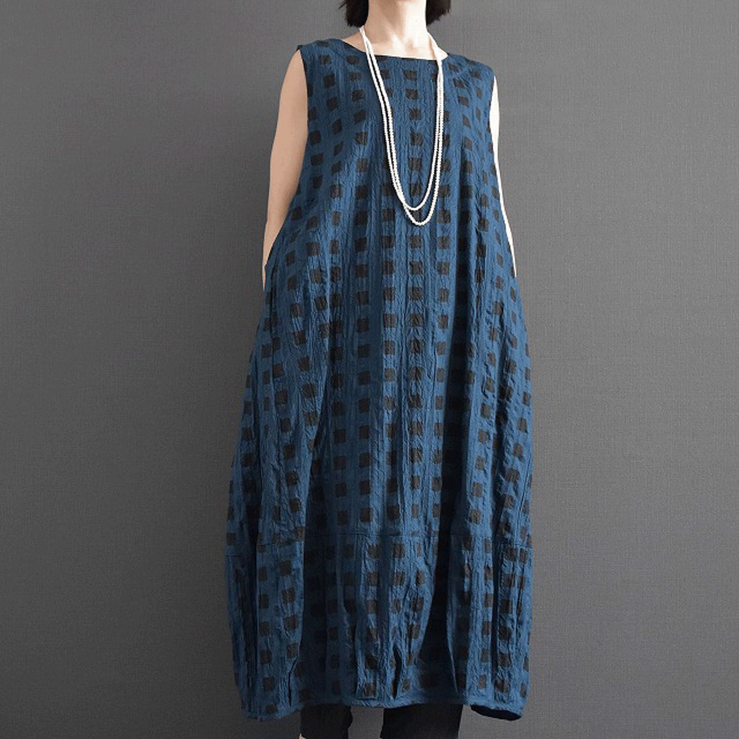 ケトレード 化繊コットンジャンパースカート - 画像3