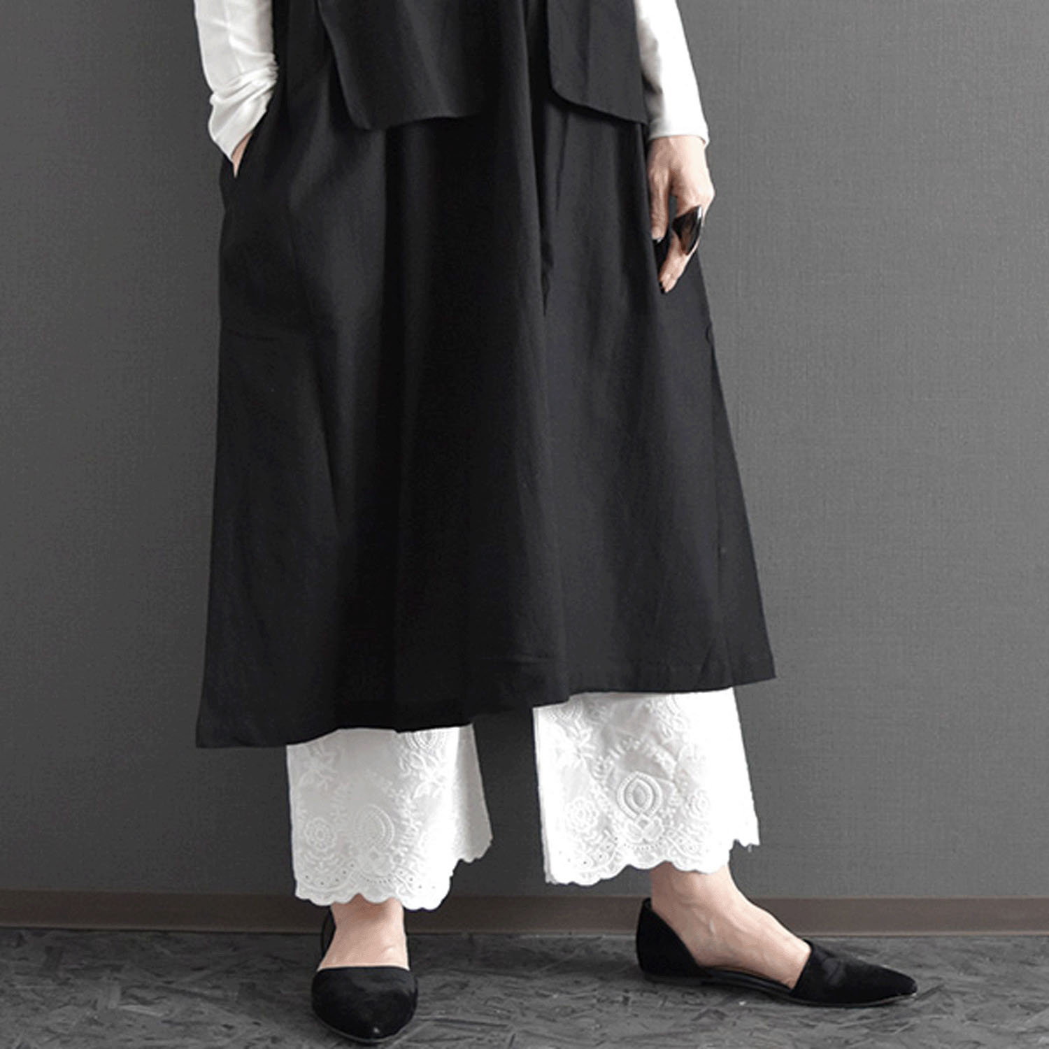 ケトレード 裾レースぺチパンツ - 画像2