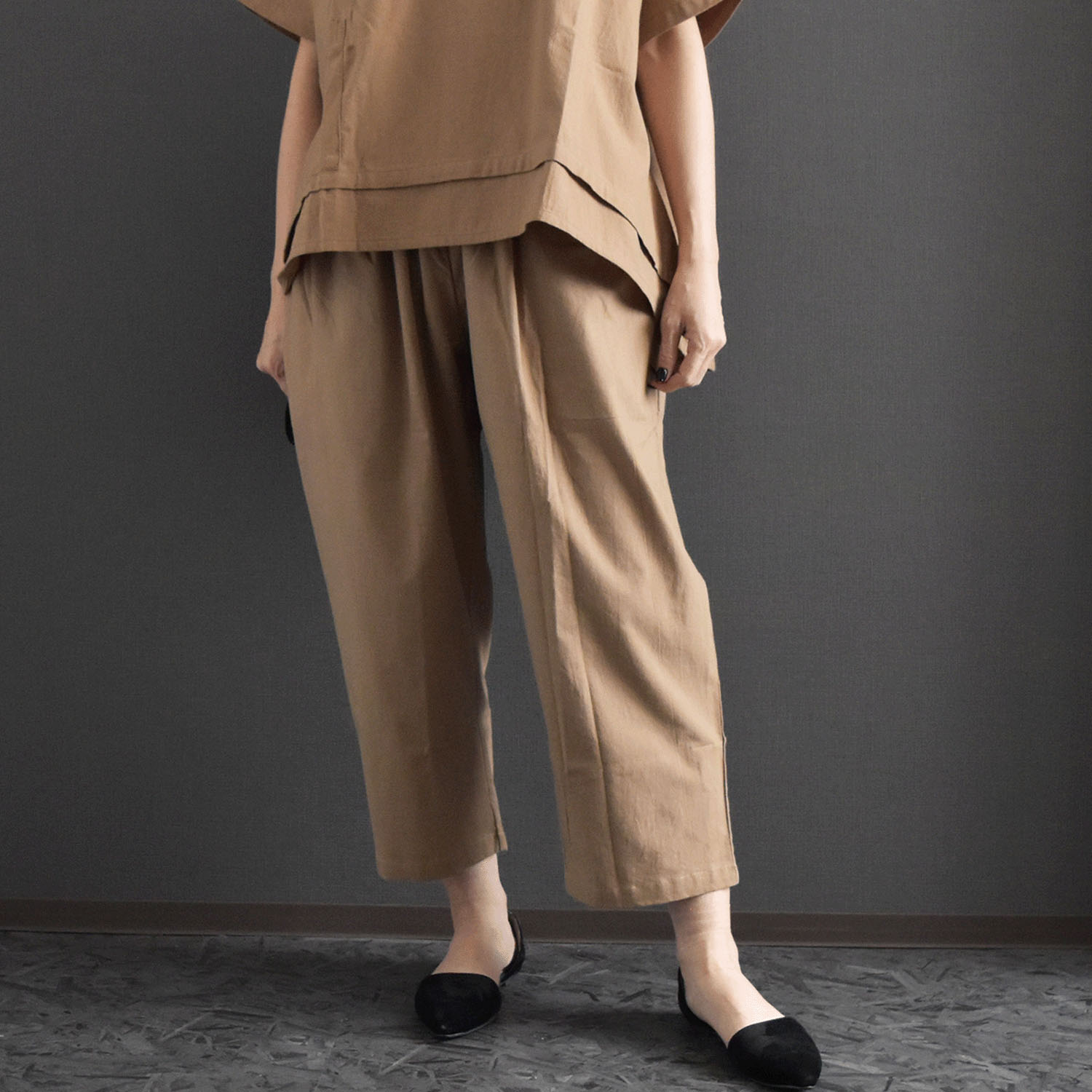 ケトレード タイコットンテーパードパンツ - 画像2