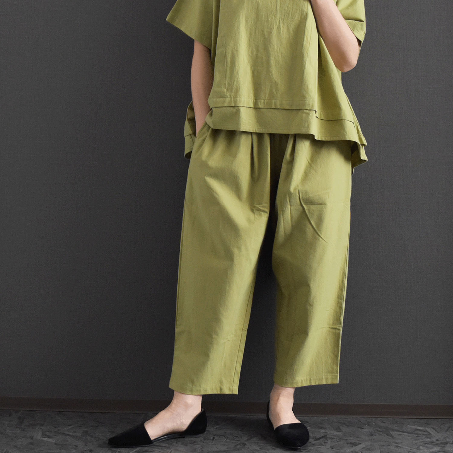 ケトレード タイコットンテーパードパンツ