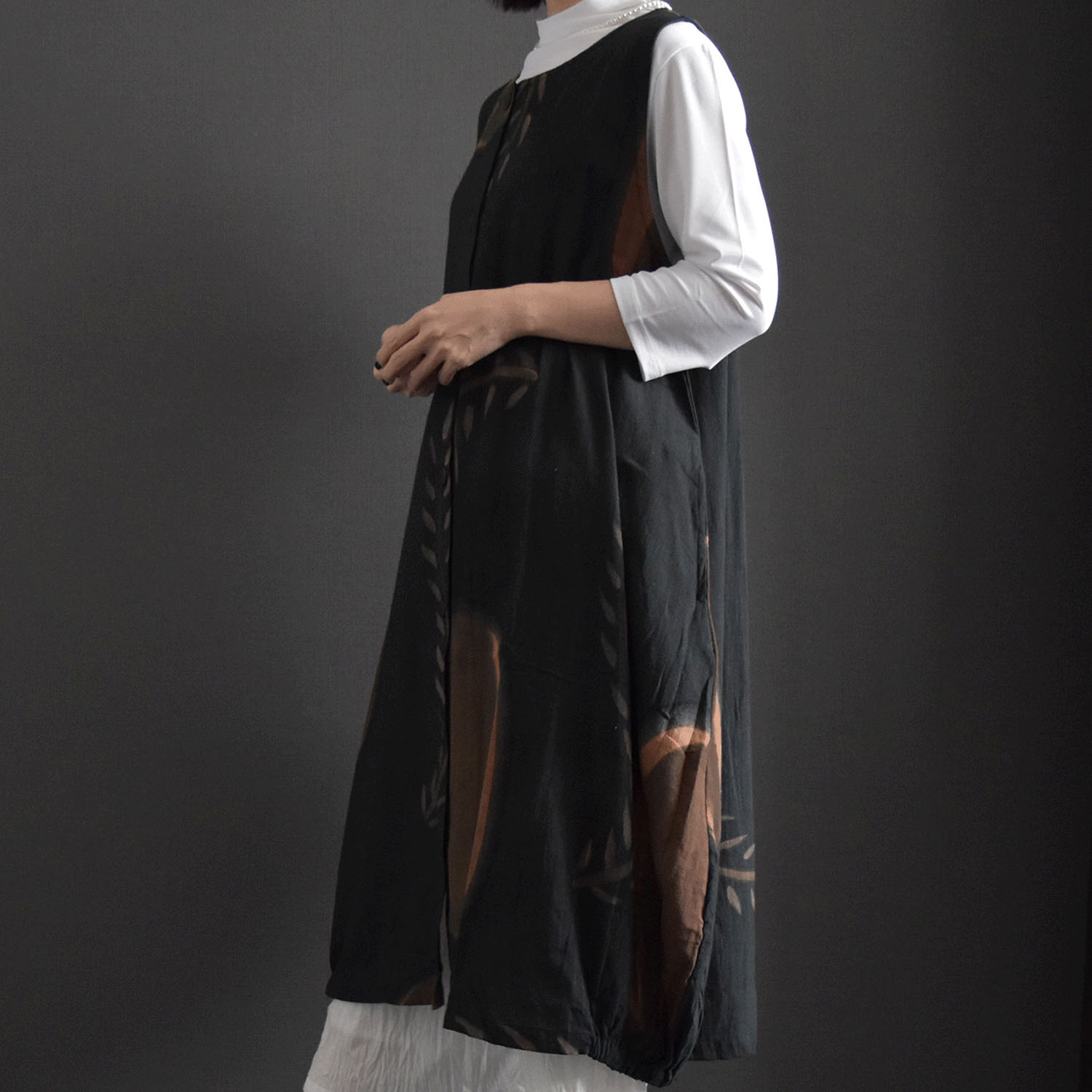 ケトレード 手書き柄ジャンパースカート - 画像3