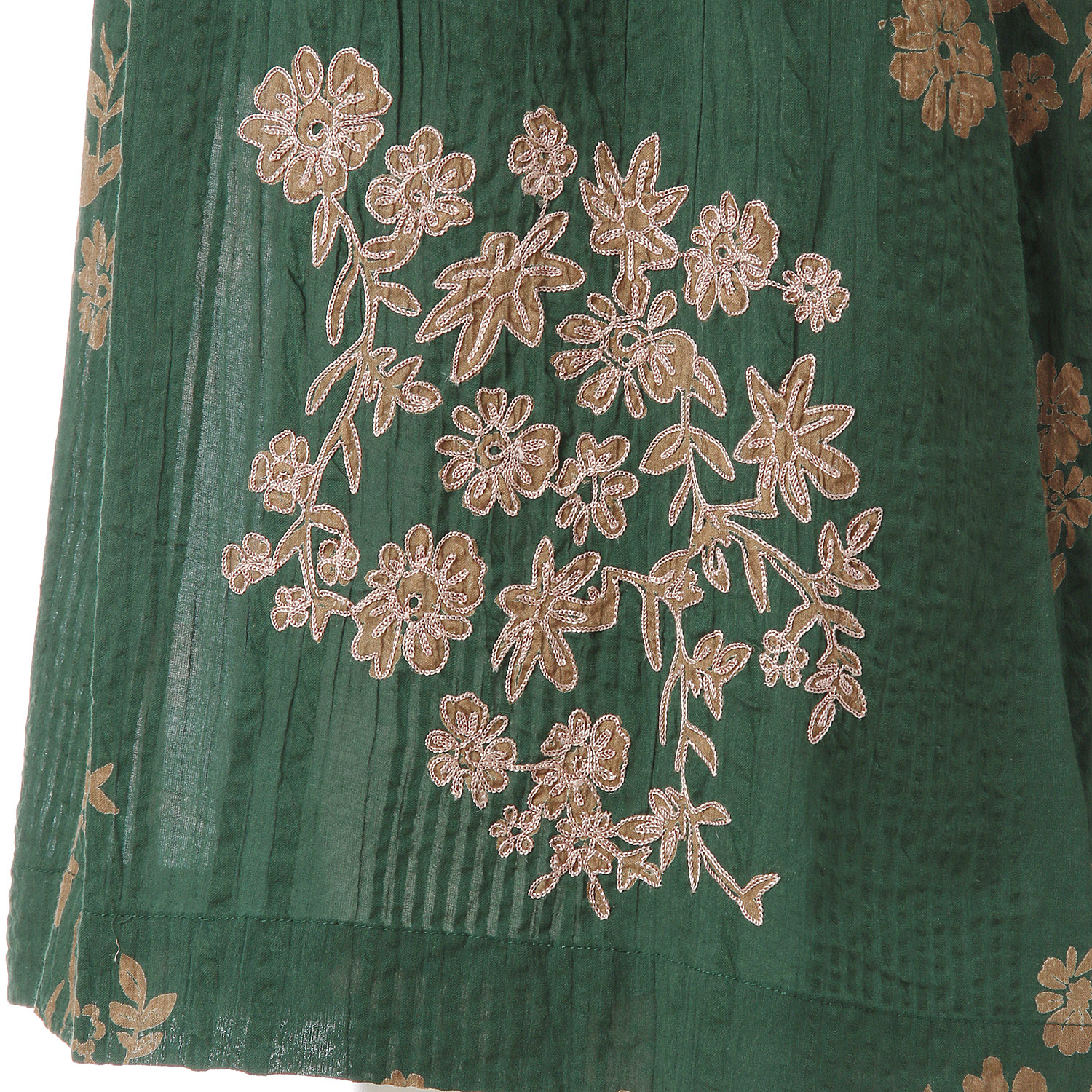 ケトレード シアサッカー花柄パンツスカート - 画像9