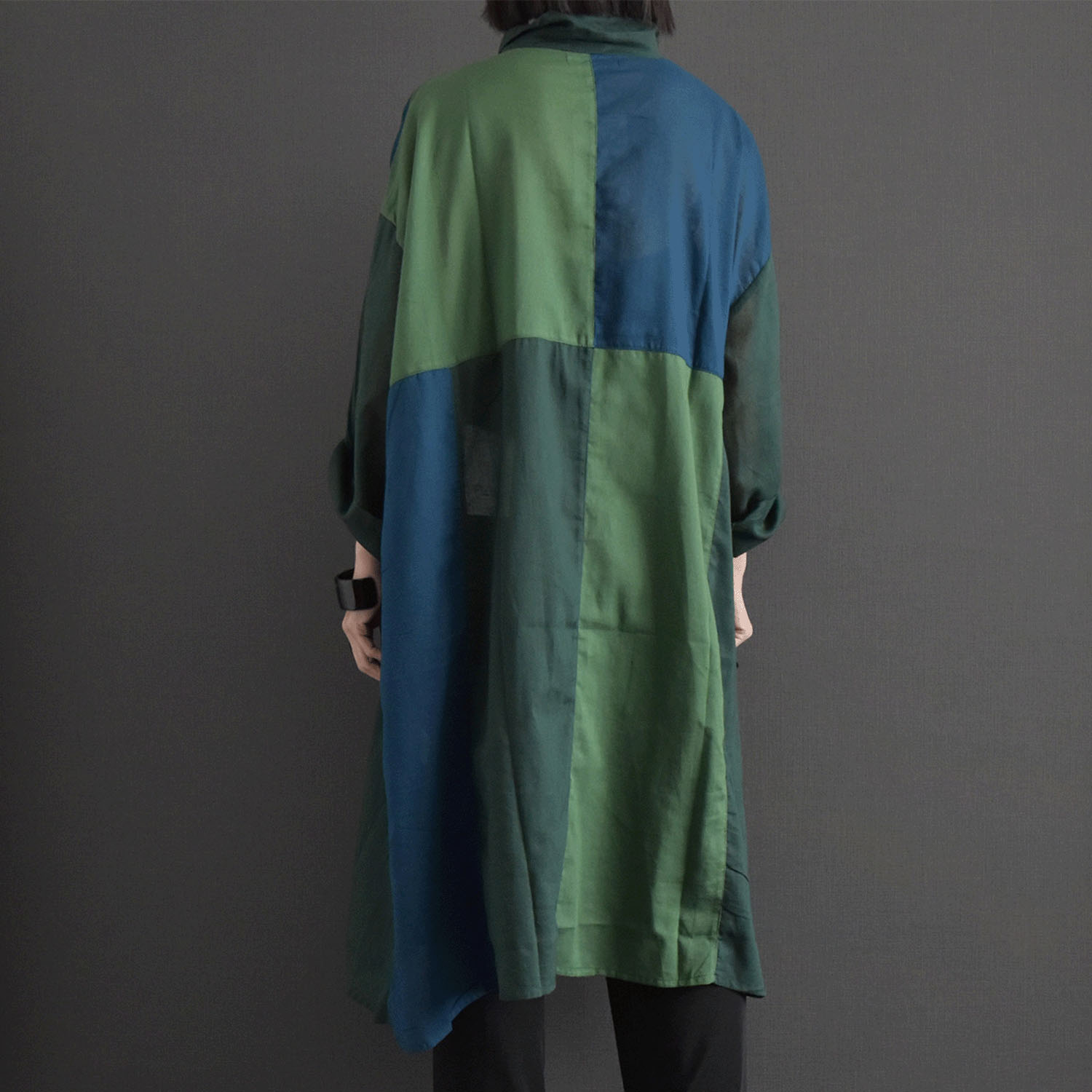 ケトレード サールーパッチワークシャツワンピース - 画像6