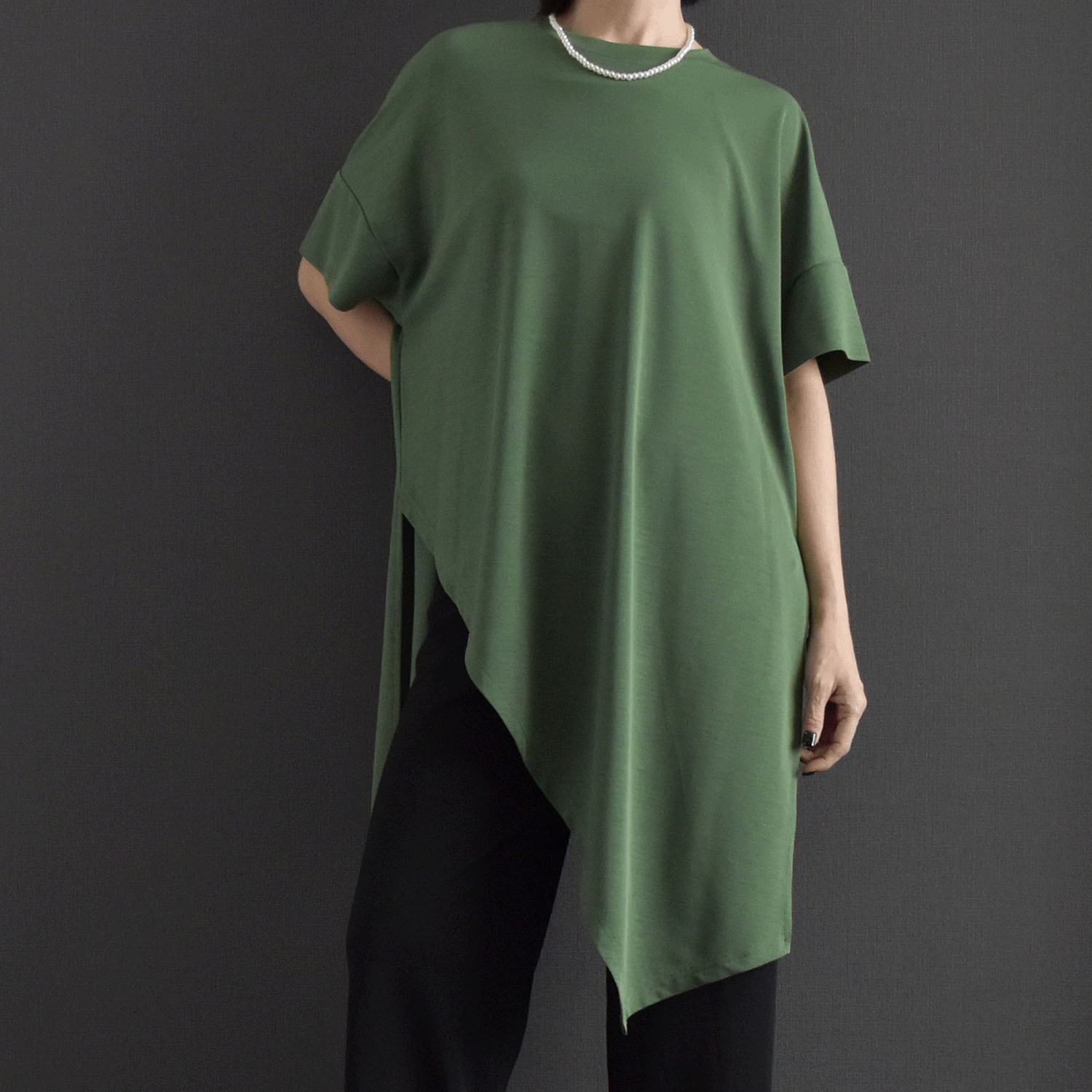 ケトレード 涼感メッシュアシメチュニック - 画像1