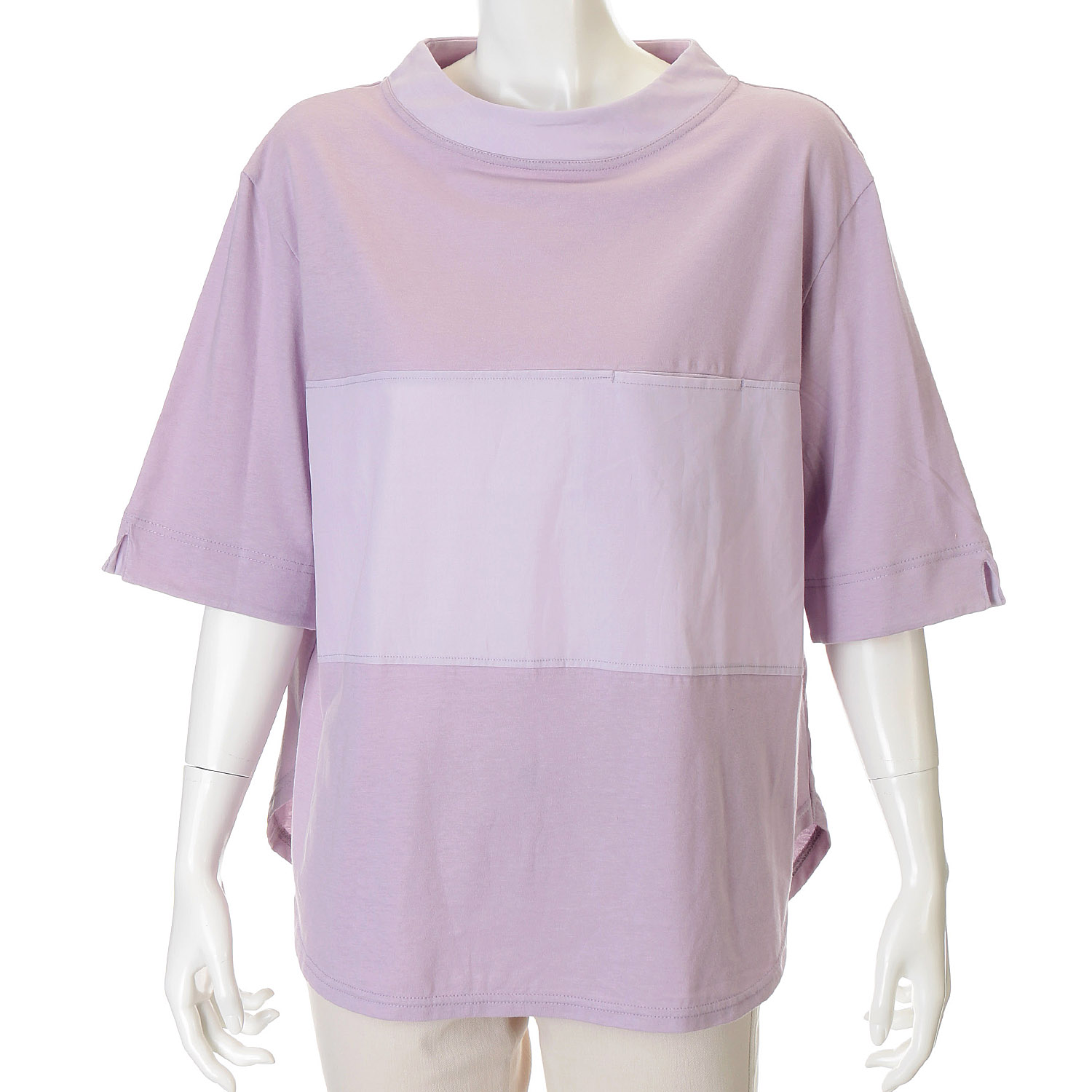 アトリエ雅 無地切替プルオーバー - 画像3