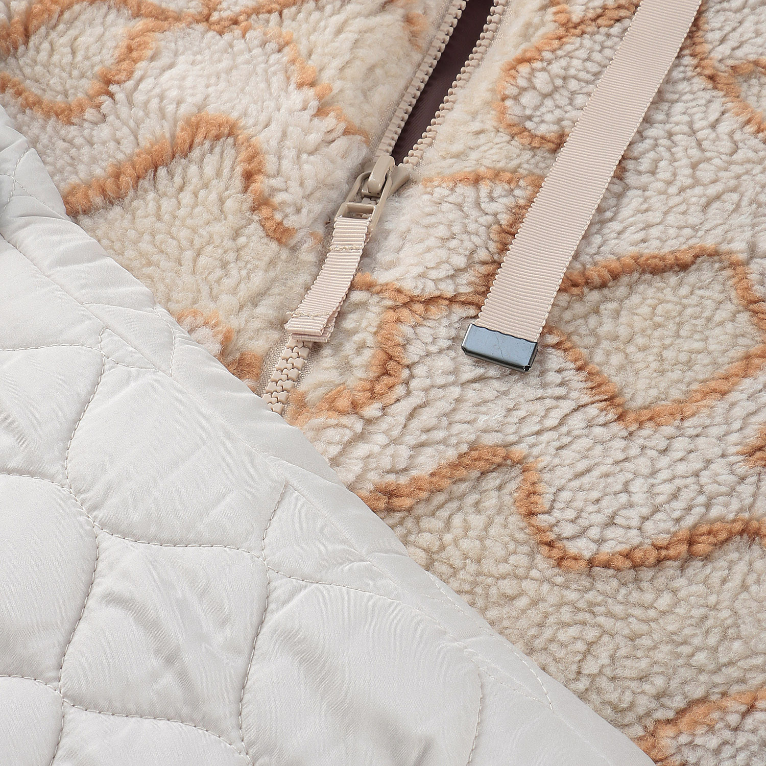 中綿ファーフードコート - 画像11