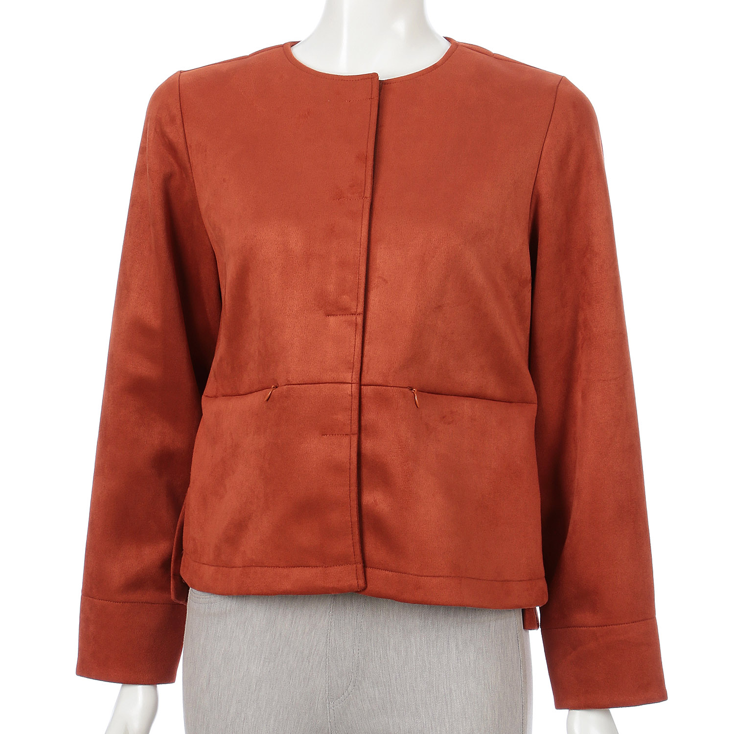 ストレッチスエードジャケット - 画像5