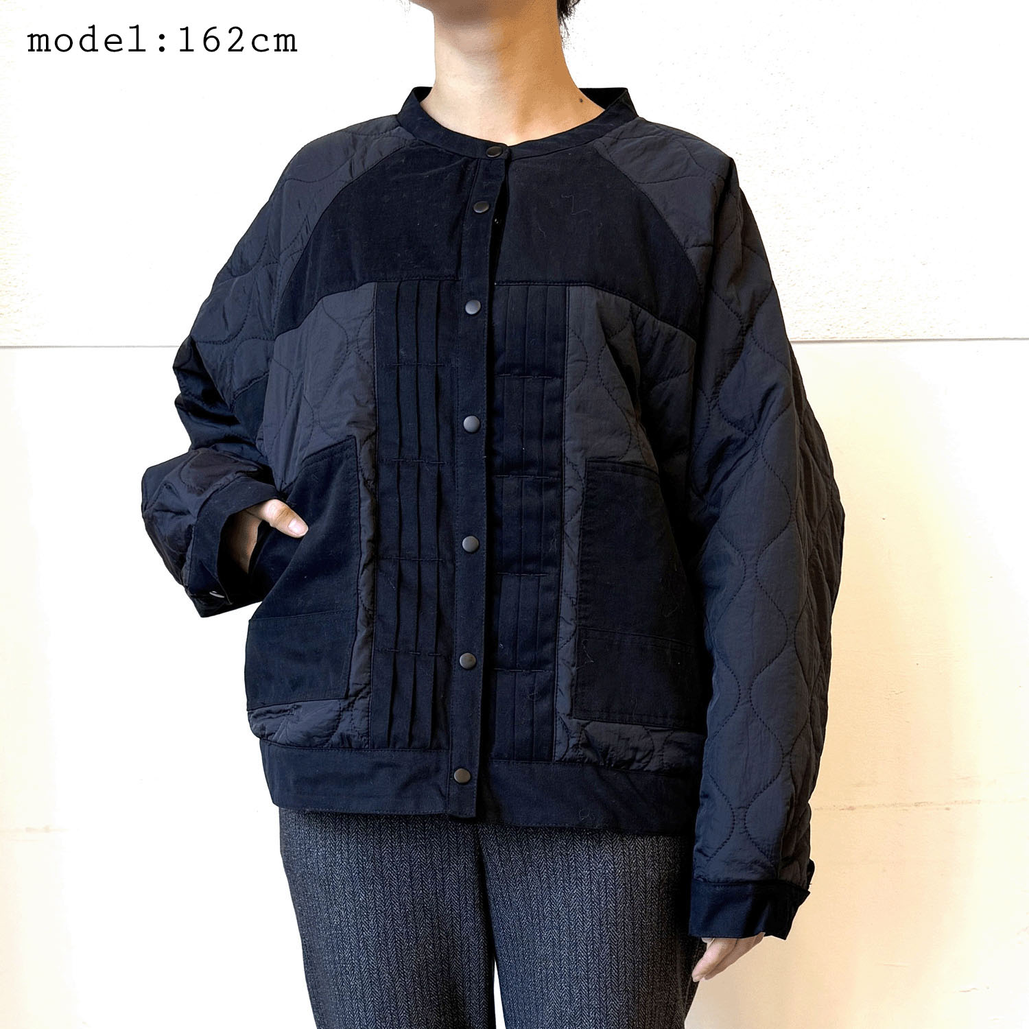 【LUPILIEN】キルティングドルマンブルゾン