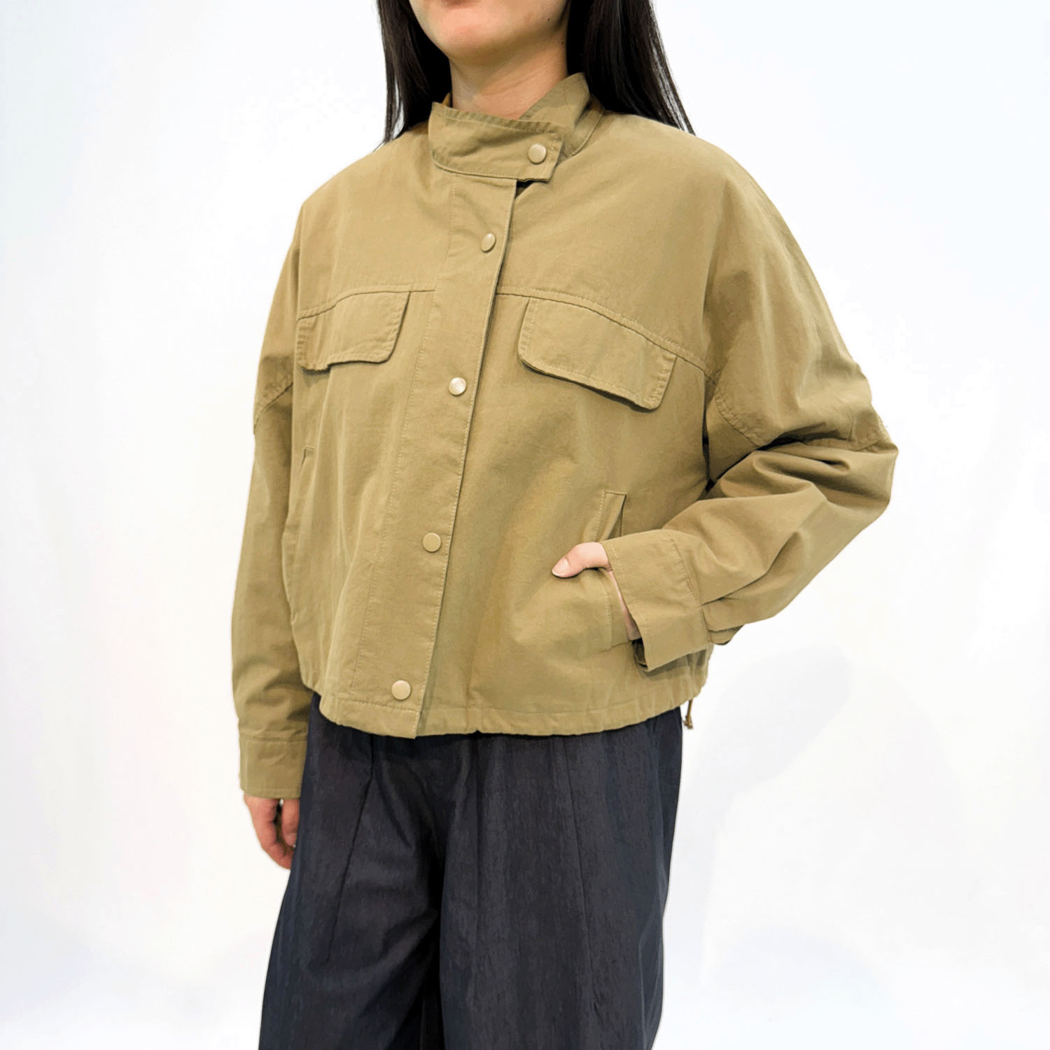 MAKITO 綿ツイル裏付スタンドジャケット