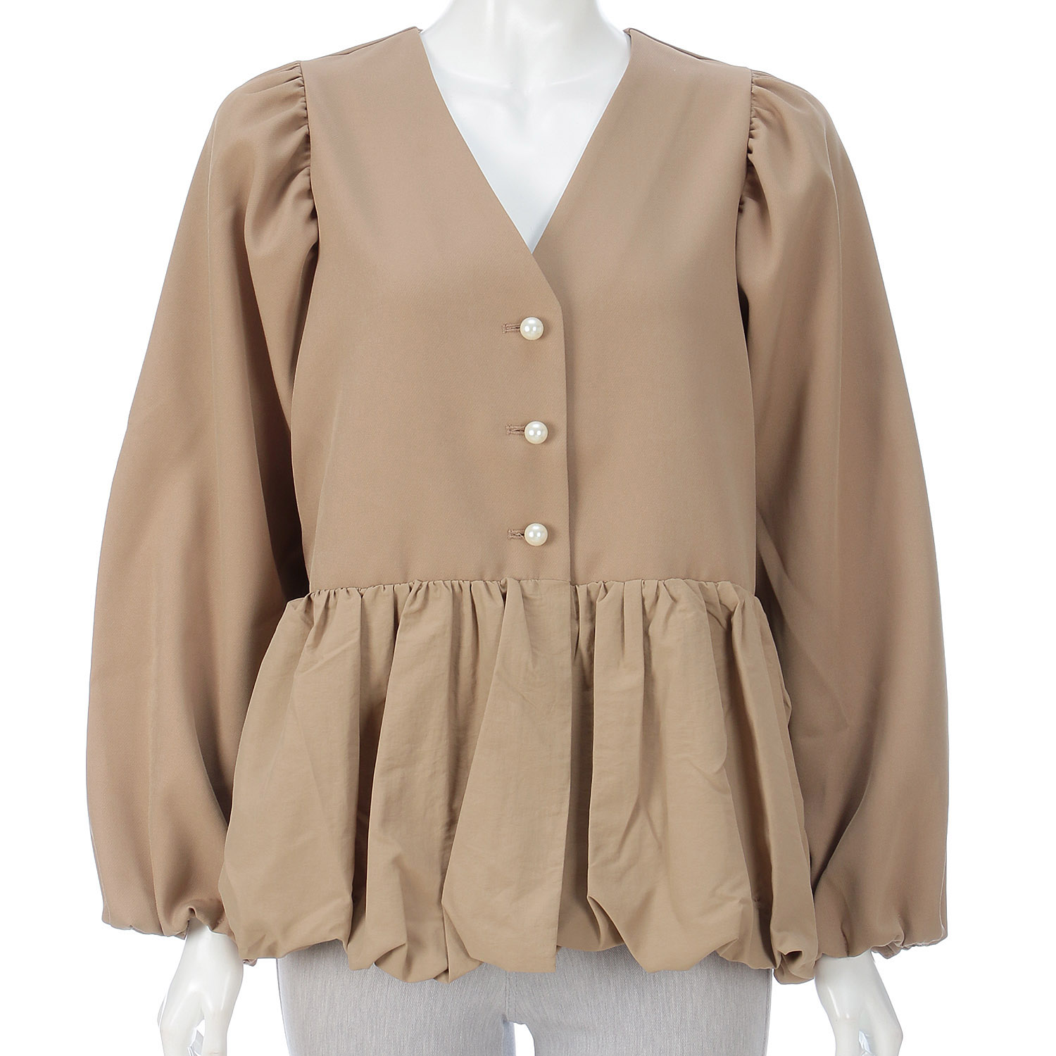 【my life】バルーン切替ジャケット - 画像4