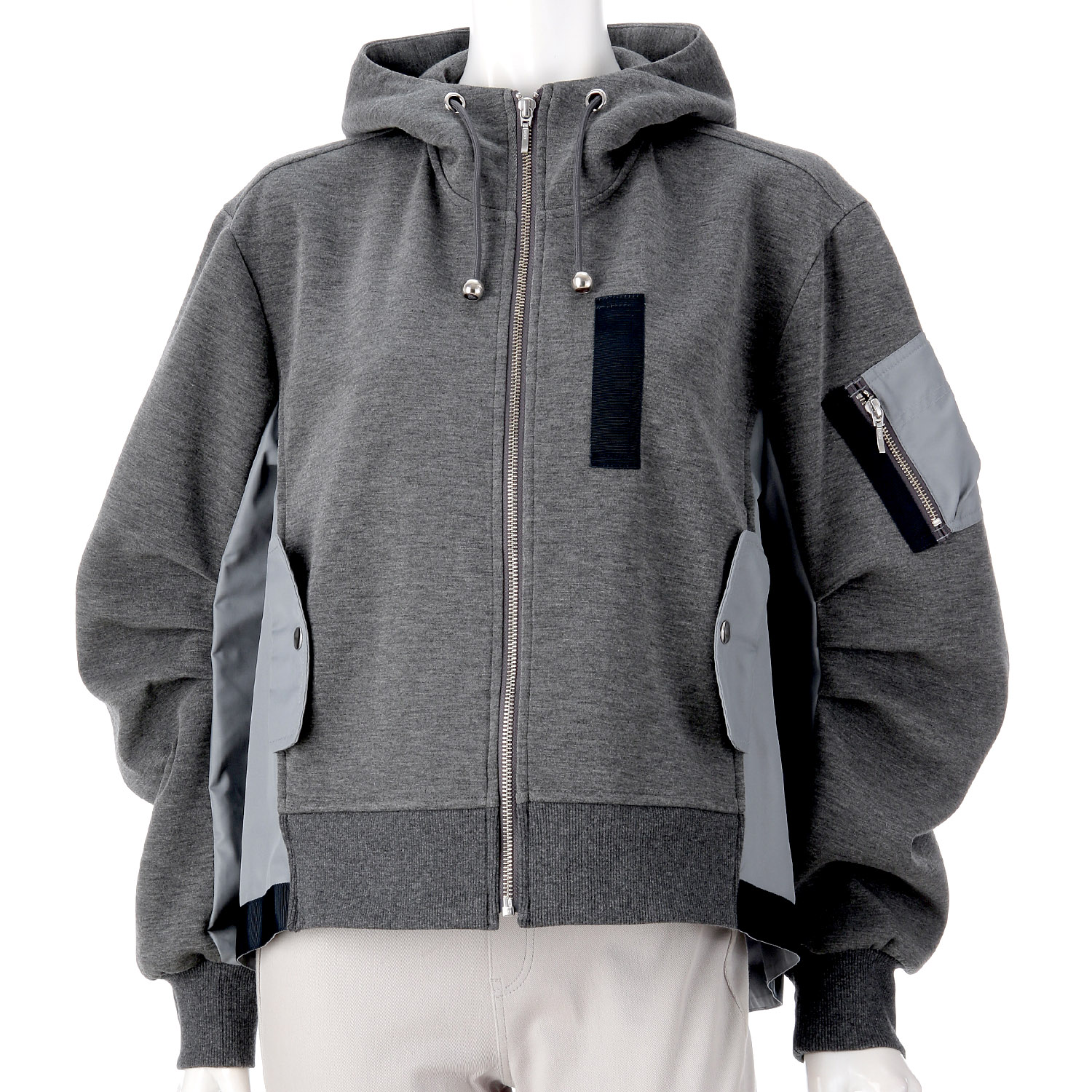 ダンボール配色フードジャケット - 画像6