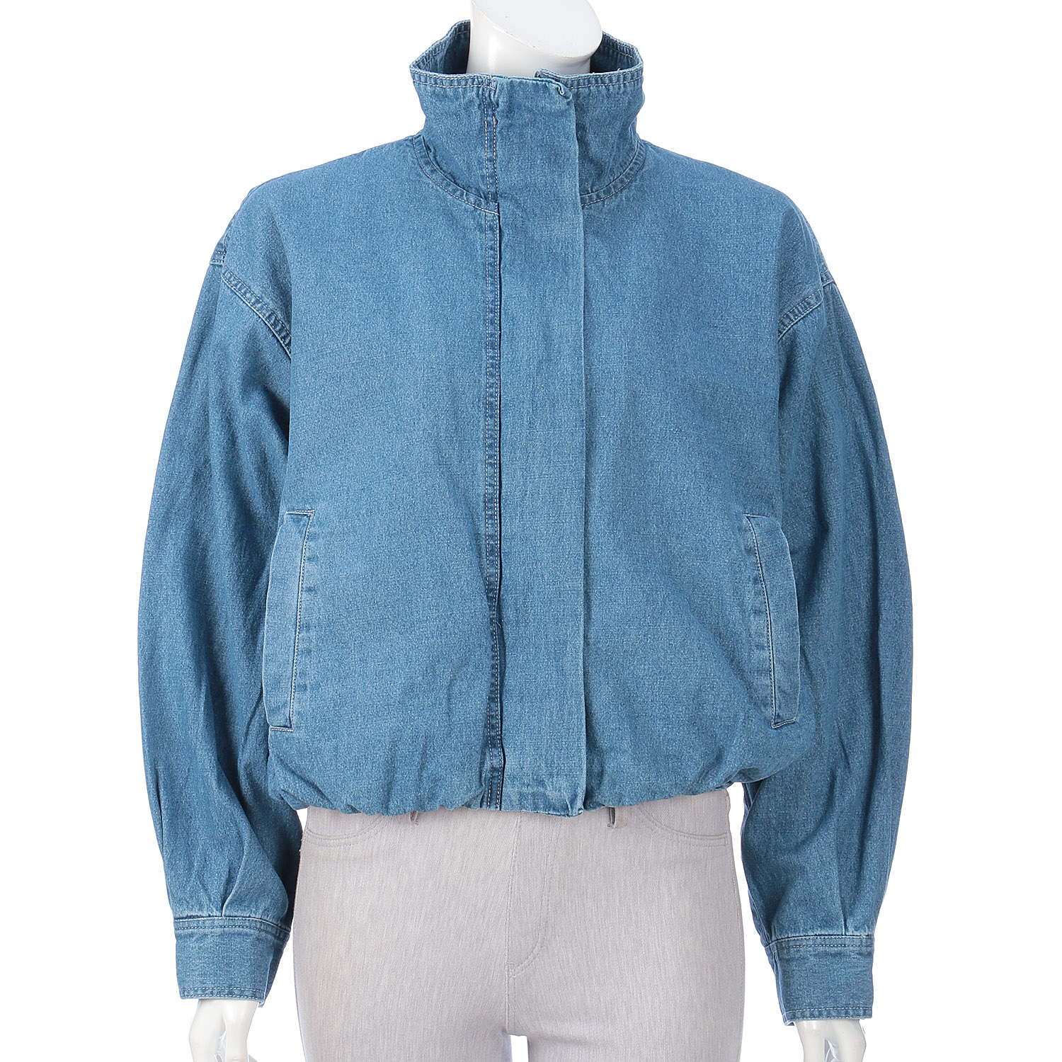 デニムスタンドブルゾン - 画像16