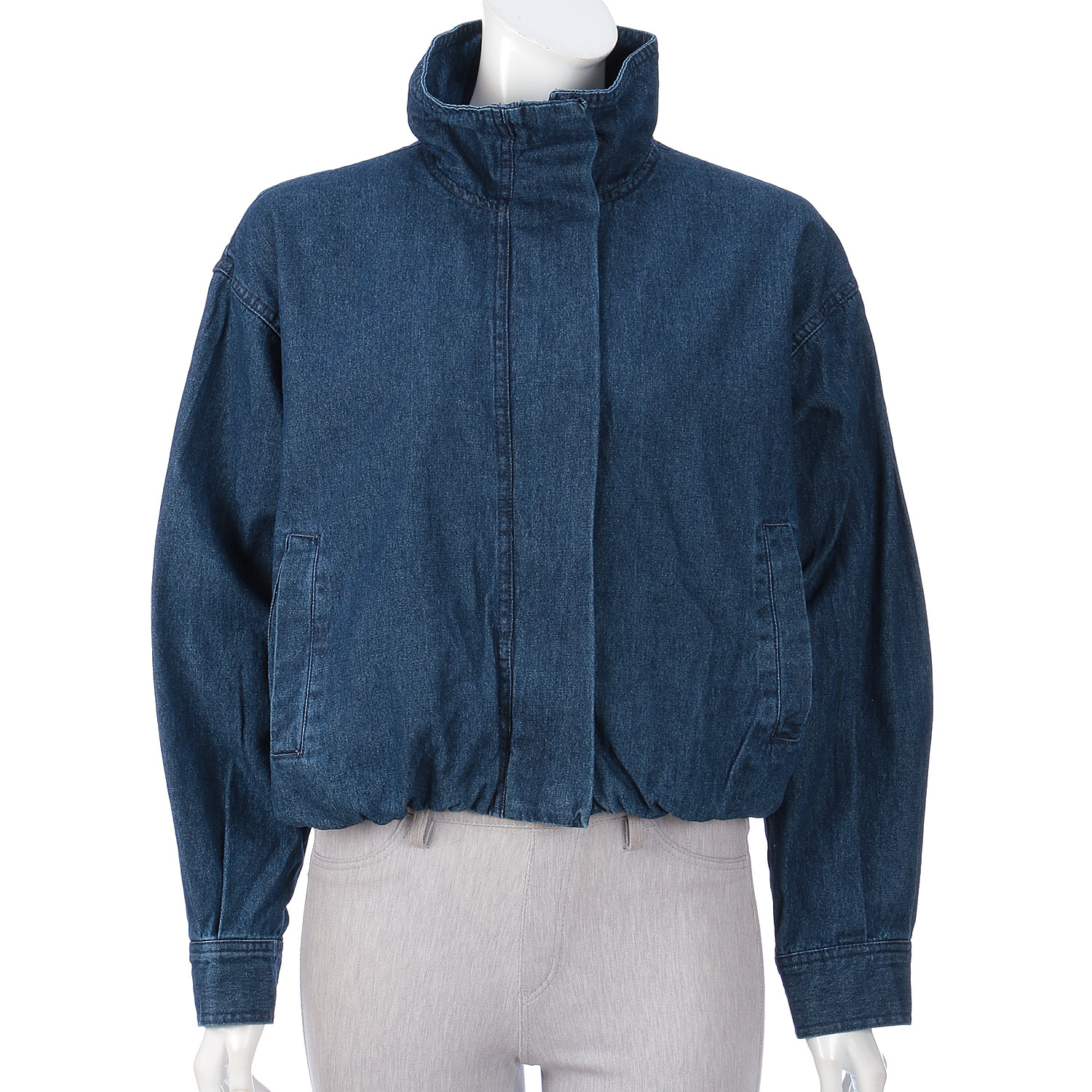 デニムスタンドブルゾン - 画像24