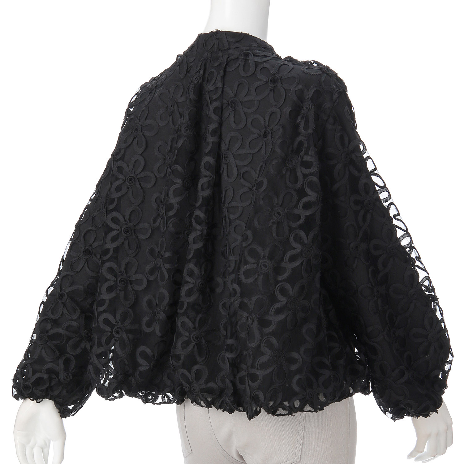 フラワーレースシアーブルゾン - 画像4