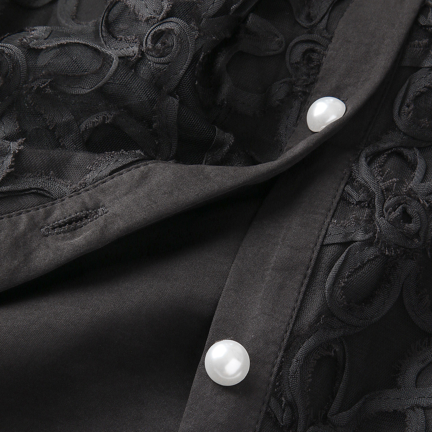 フラワーレースシアーブルゾン - 画像5