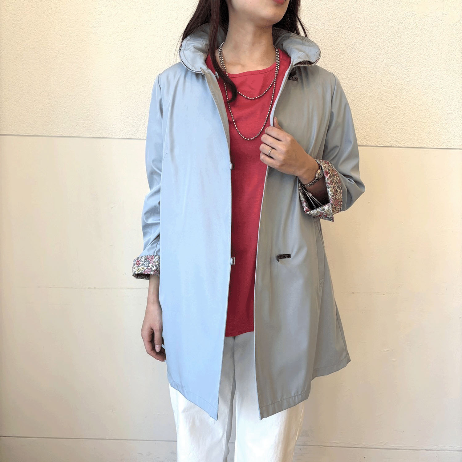 ボンディングライナー付コート