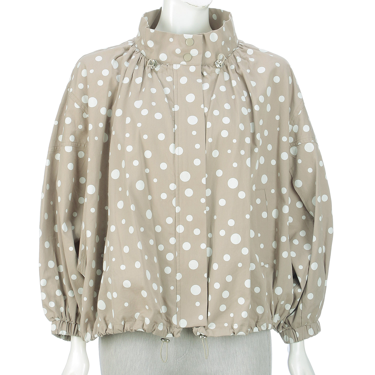 綿ツイル水玉プリントジャケット - 画像1