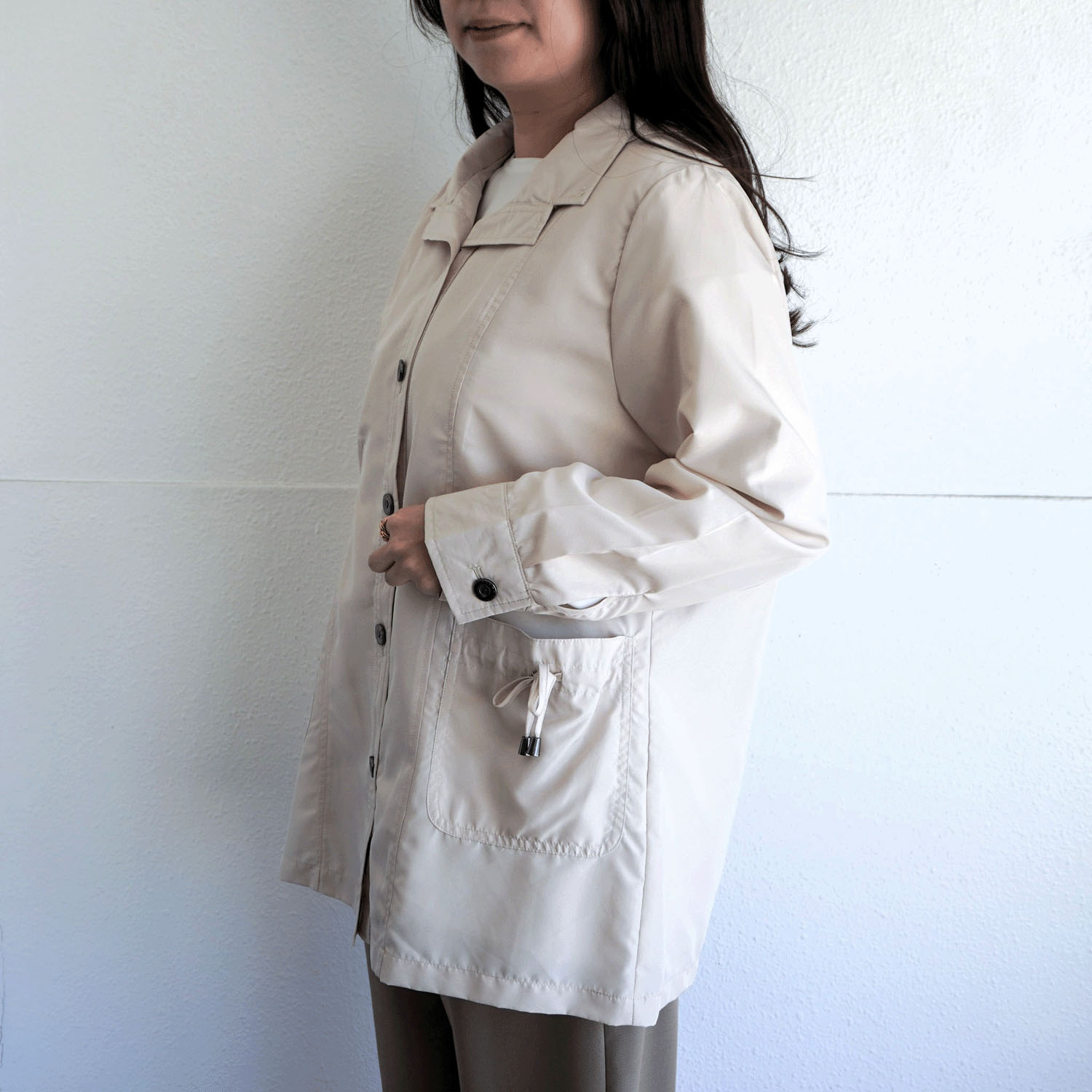 裏メッシュ花粉ガードジャケット - 画像2