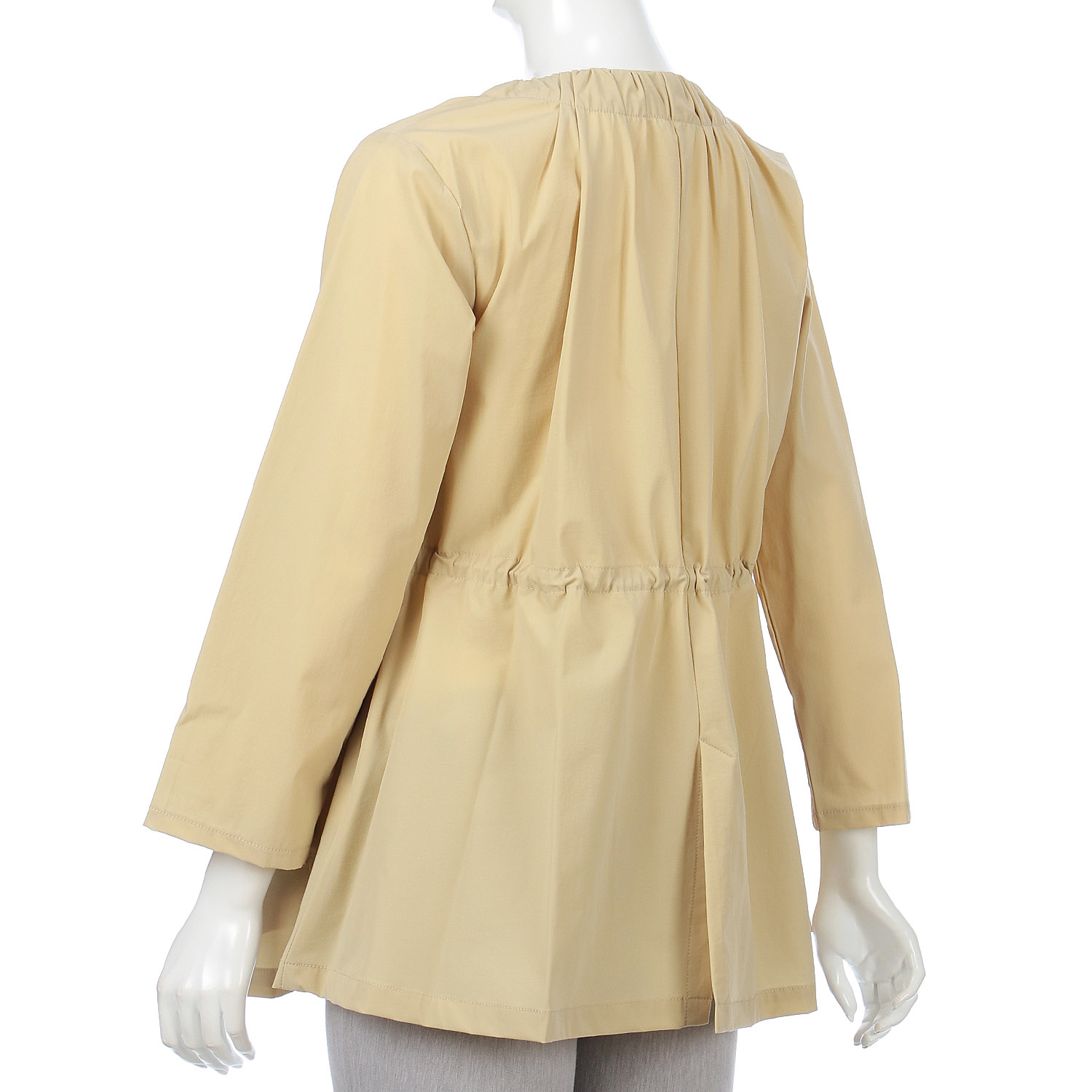 ナイロンストレッチ丸首ジャケット - 画像6