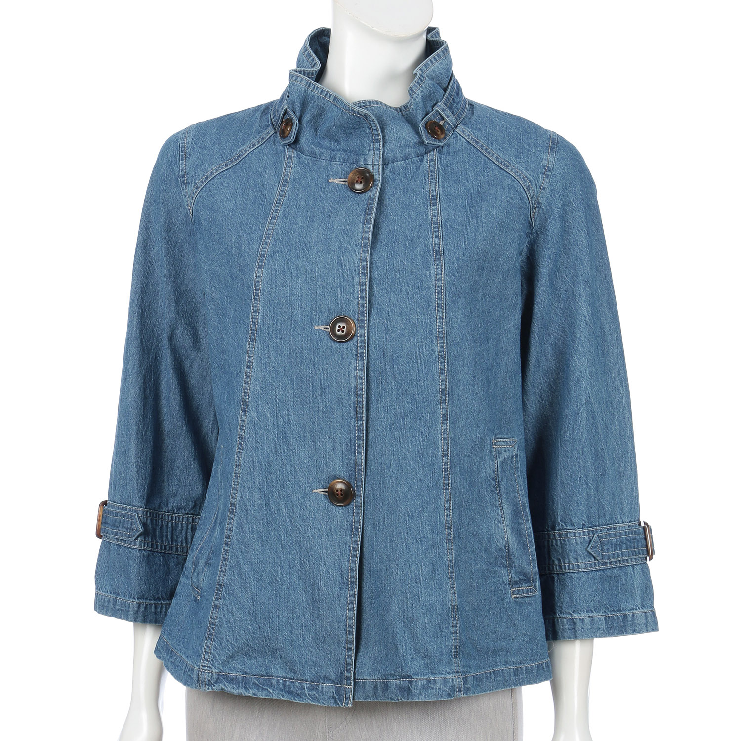 デニムバージャケット - 画像1
